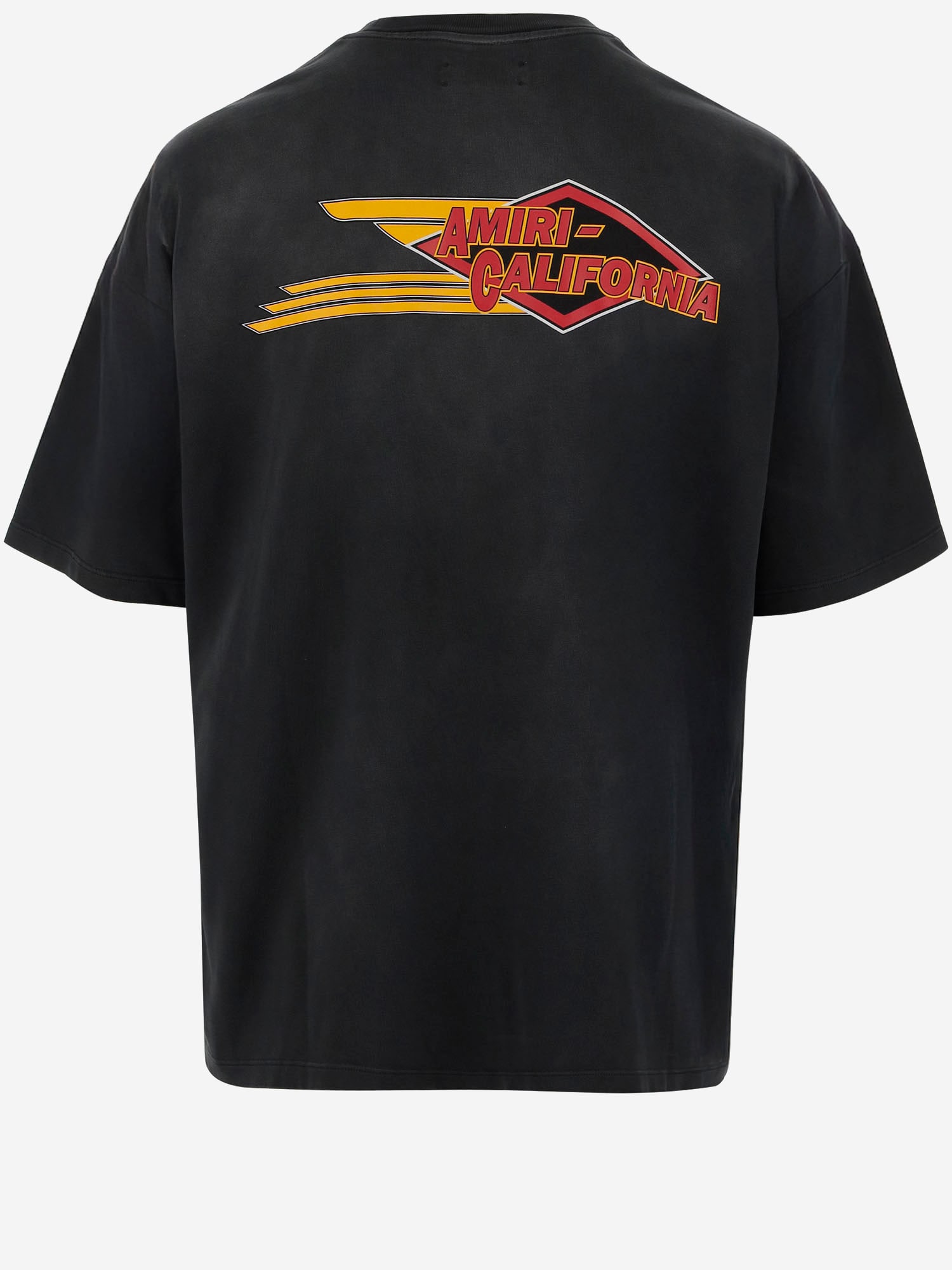 Amiri Mens Black Eagle Graphic-print Cotton-jersey T-shirt In Black