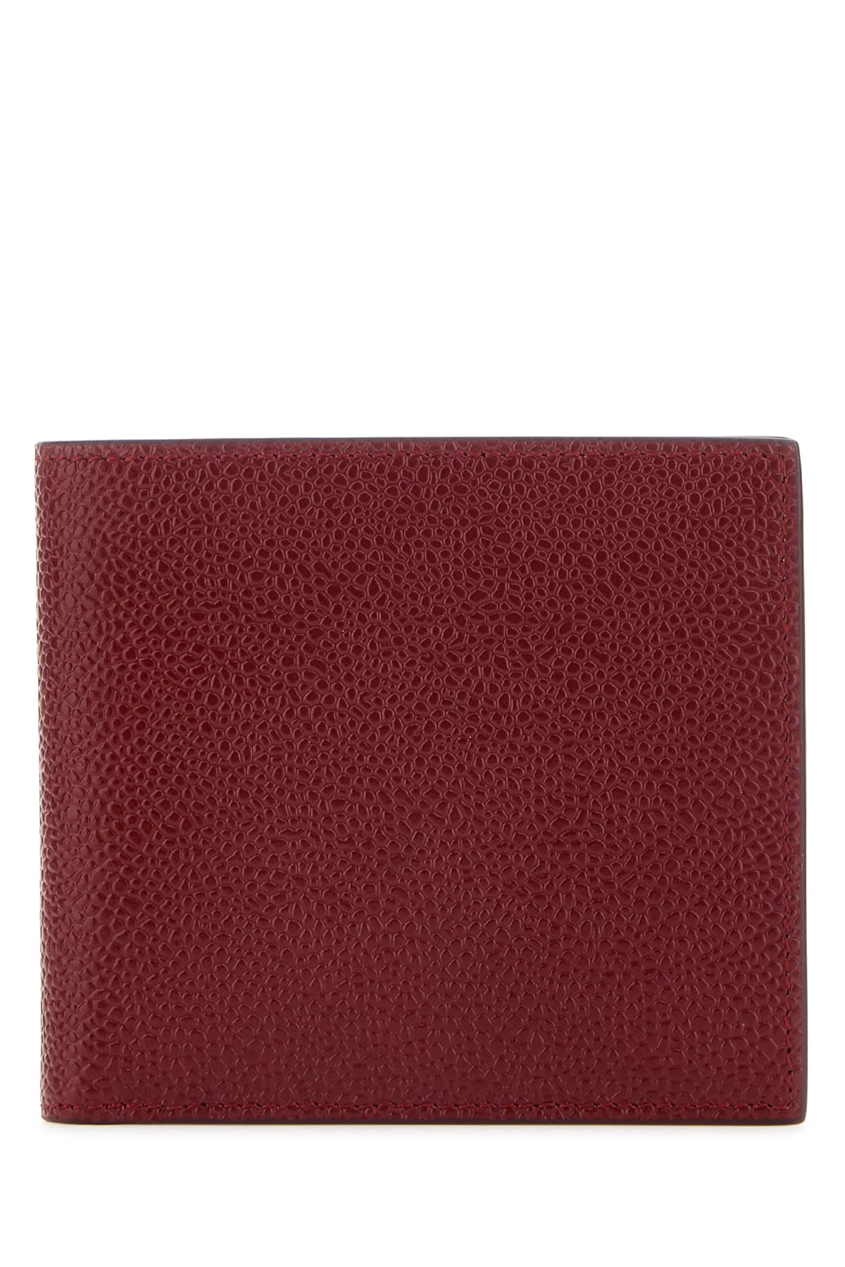 THOM BROWNE BILLFOLD IN PEBBLE GRAIN LEATH 