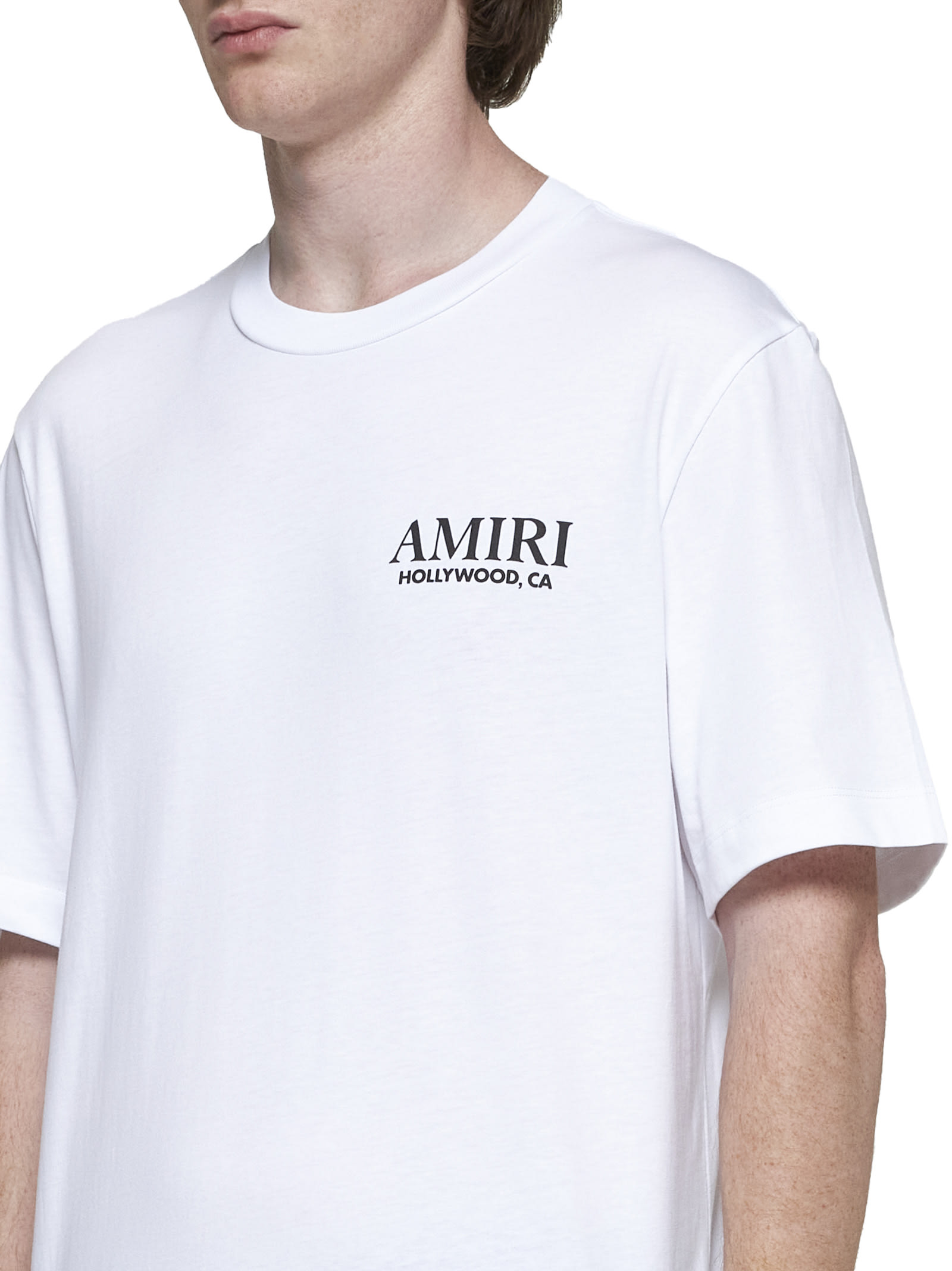 Shop Amiri T-shirt In White