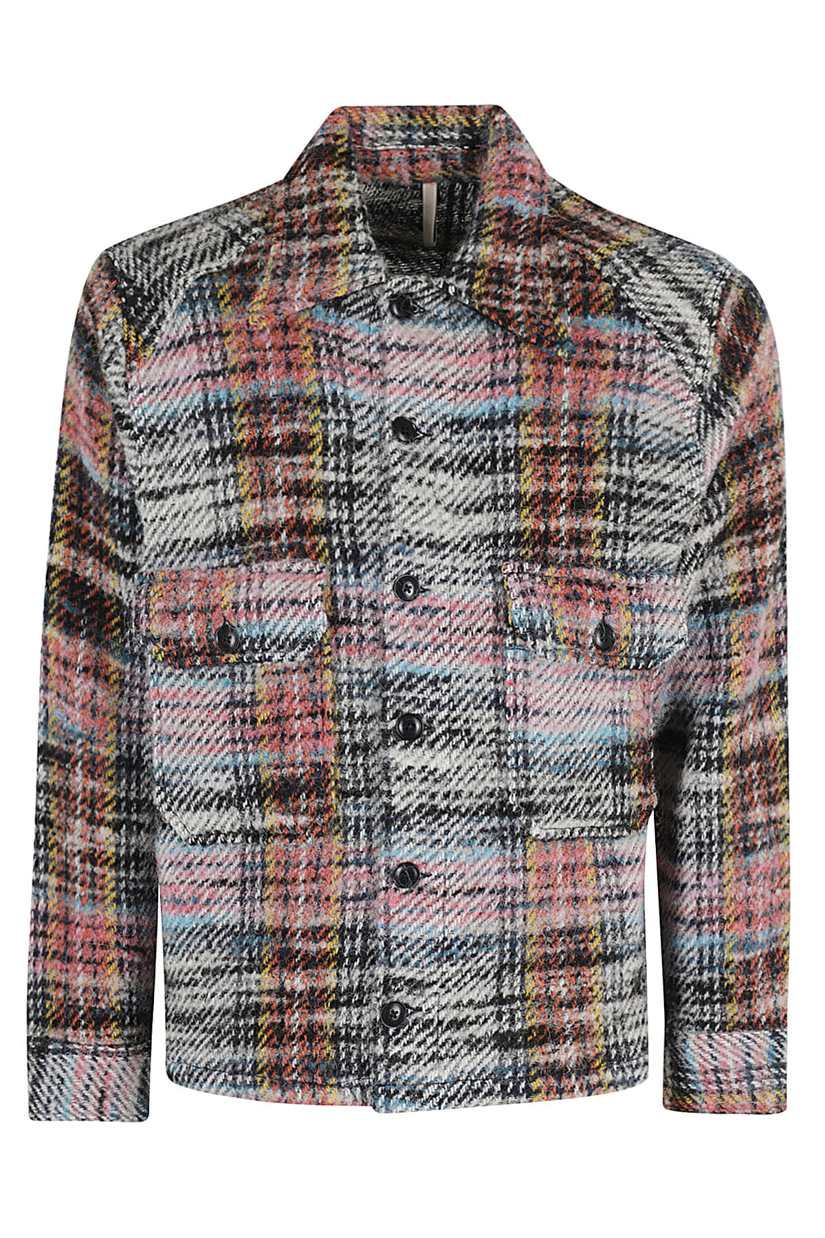 Shop Sunflower Cpo Check Shirt In Multi