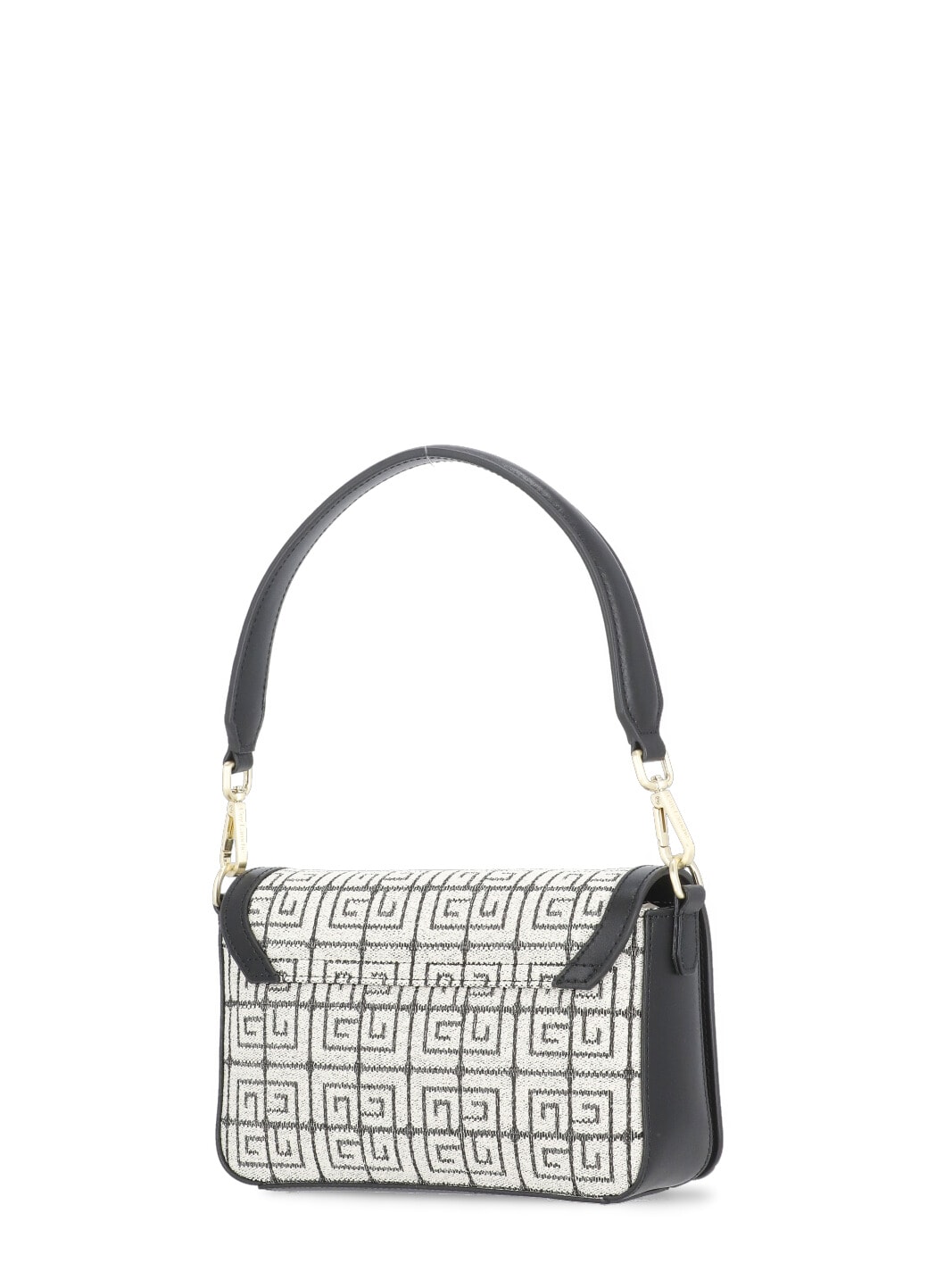 Shop Guy Laroche Monogram Shoulder Bag In Black