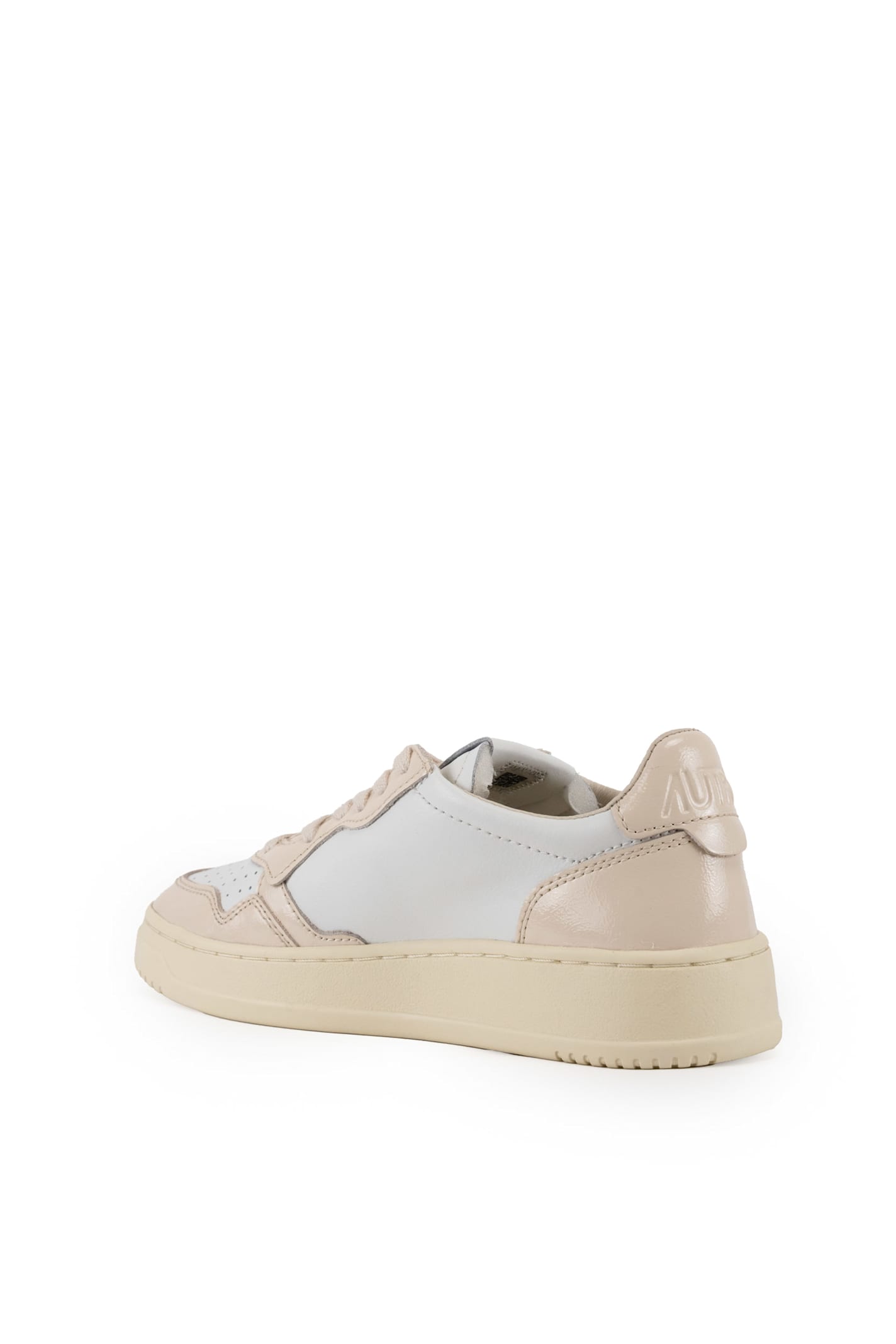 Autry Medalist Low Low-top Leather Sneakers In Neutral
