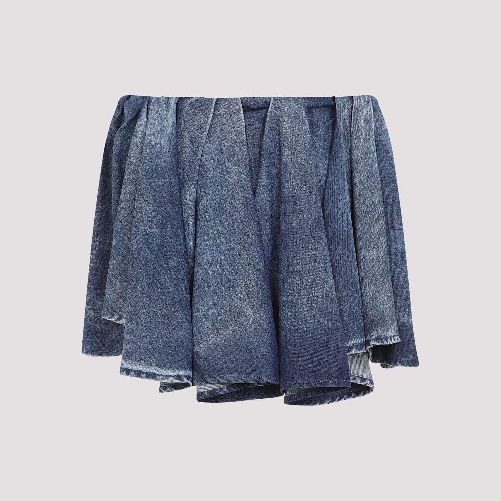 Shop Diesel De-ria-fsg Mini Skirt In Blue