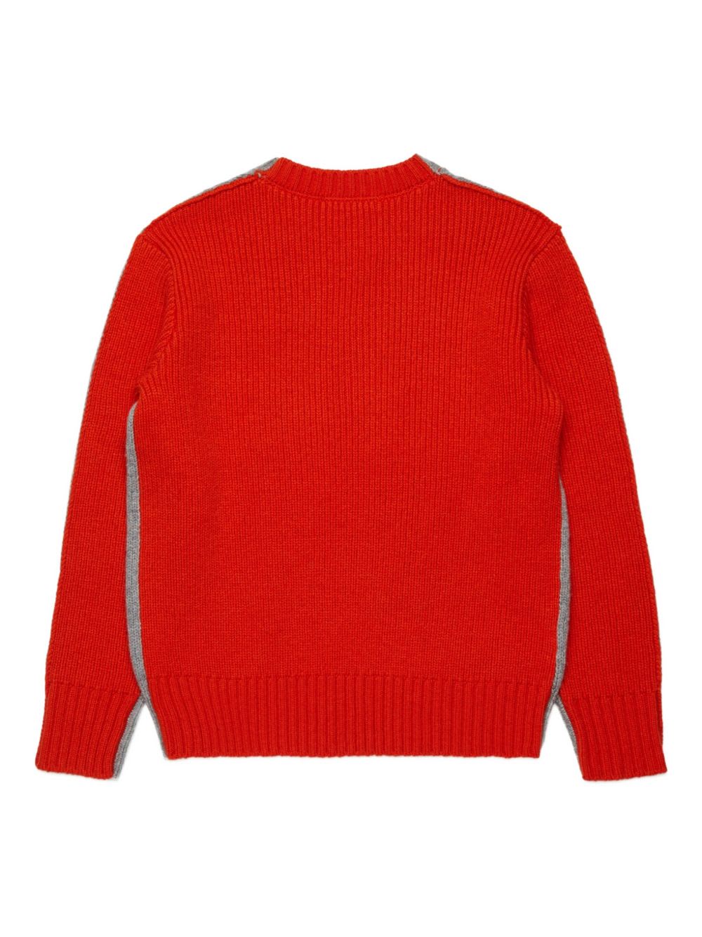 Marni Kids Gray Long-sleeved Crewneck Sweater In Gray