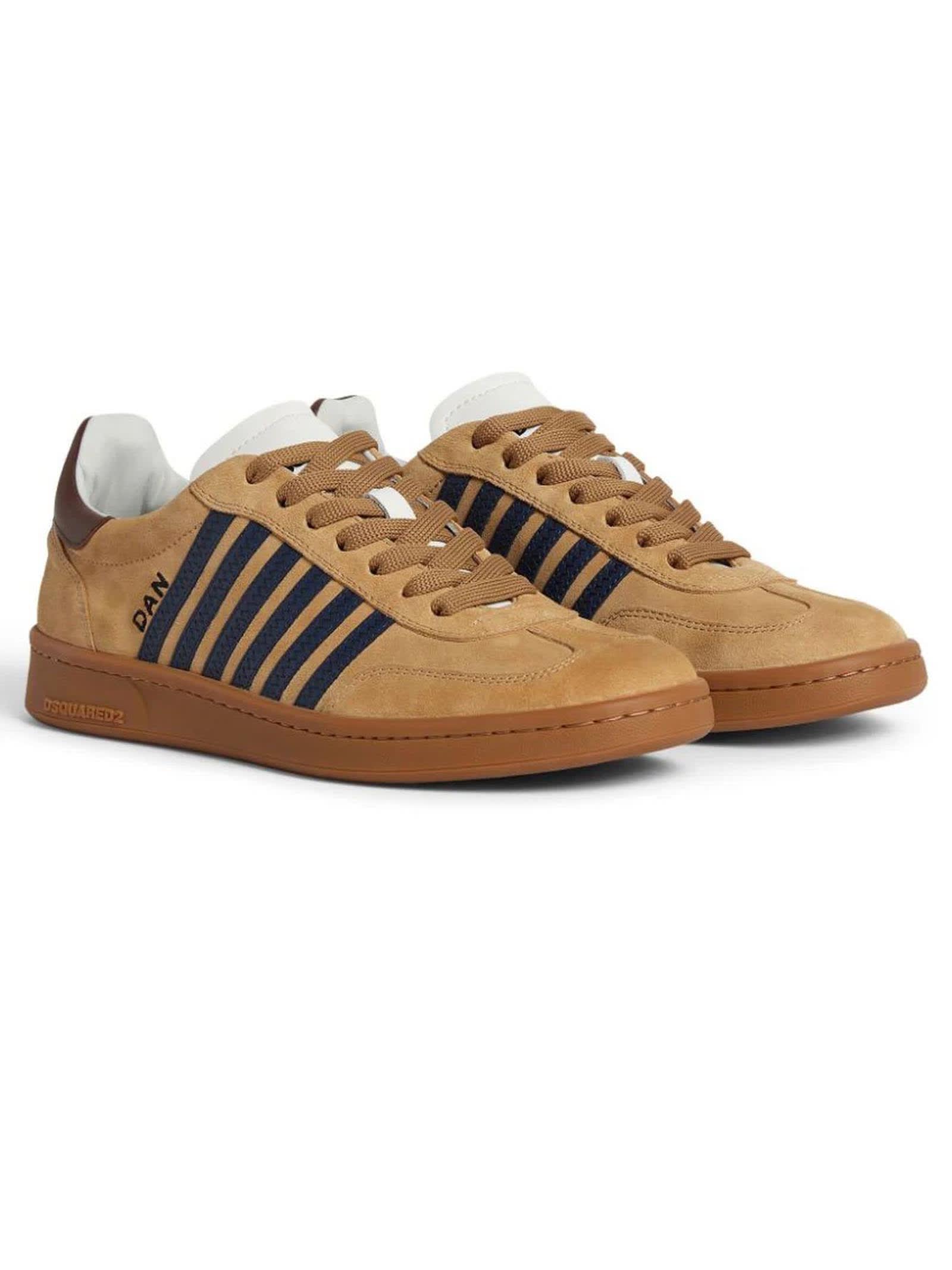 Shop Dsquared2 Sneakers Beige