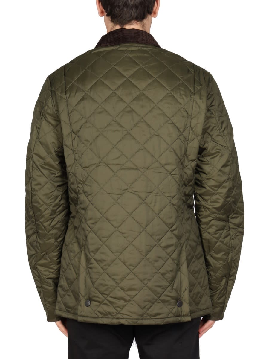 Barbour Heritage Liddesdale Quilted Jacket In Green