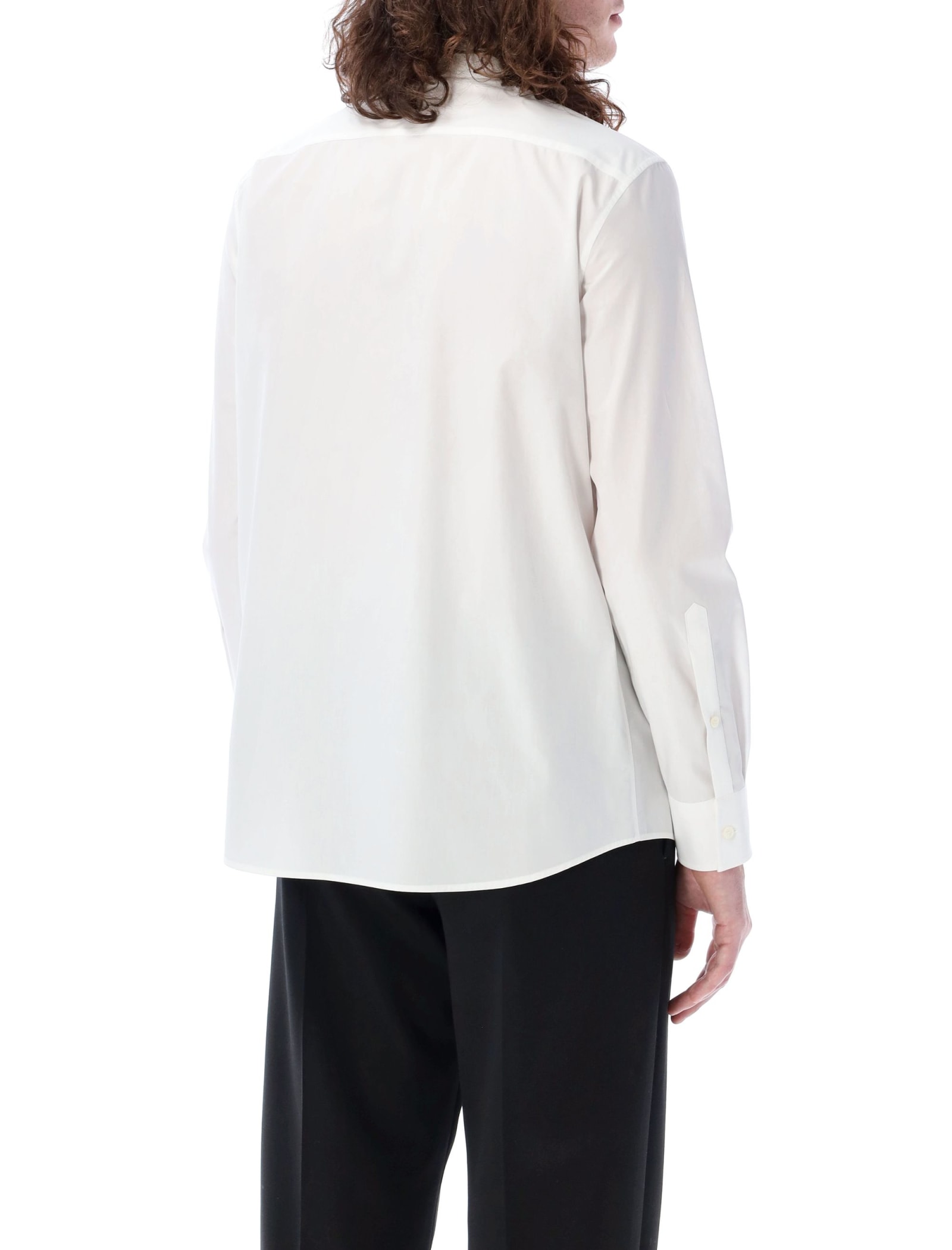 Shop Valentino Formal Shirt In White