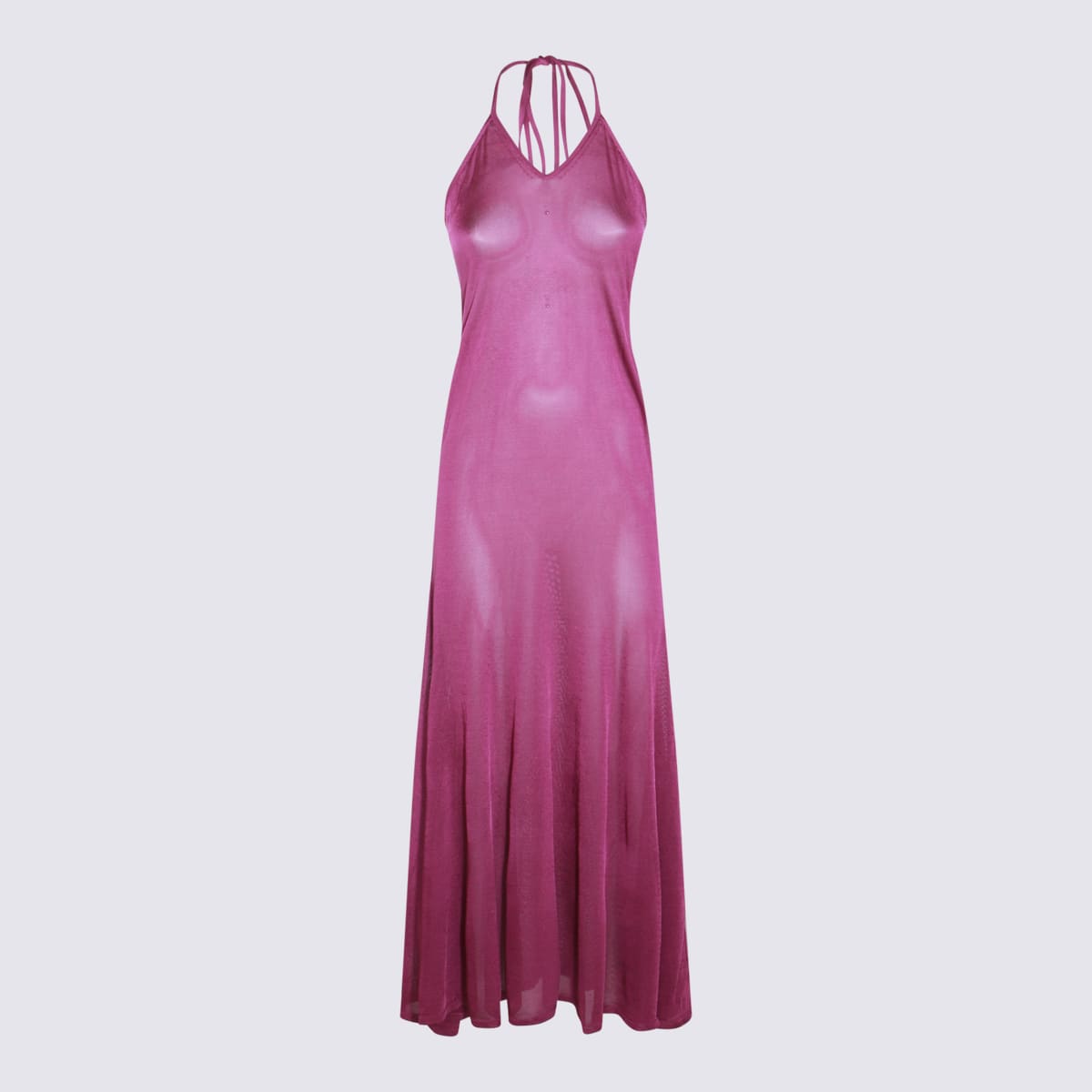 Shop Tom Ford Fuxia Maxi Dress In Fuchsia