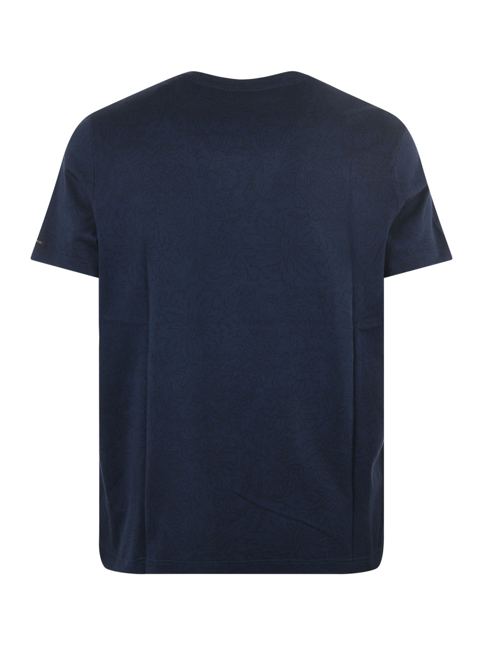 Shop Etro T-shirt In Blu Scuro