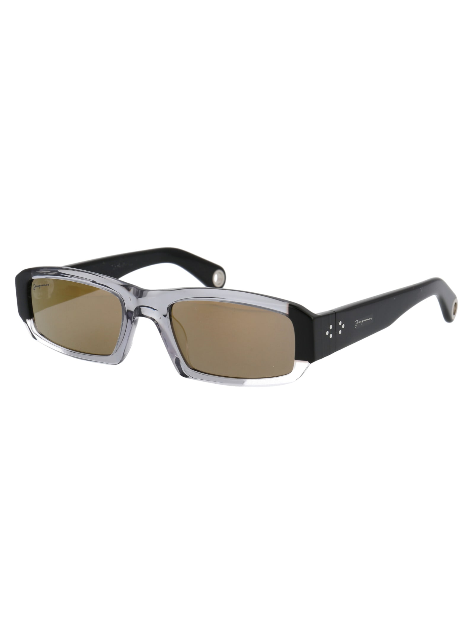 Shop Jacquemus Les Lunettes Altu Sunglasses In Multi Black