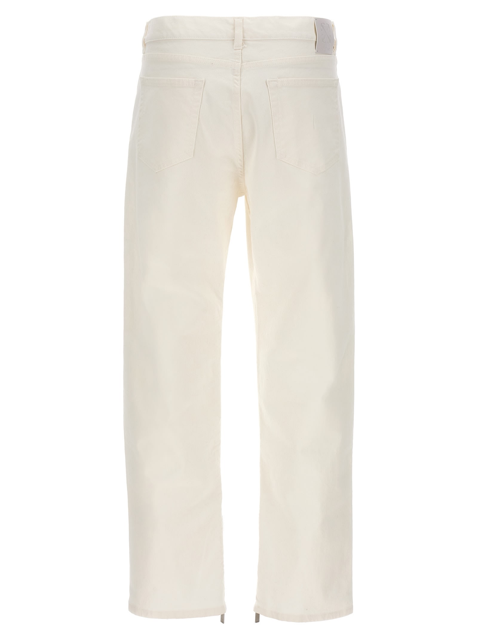 Shop Off-white 90s Logo Jeans In White