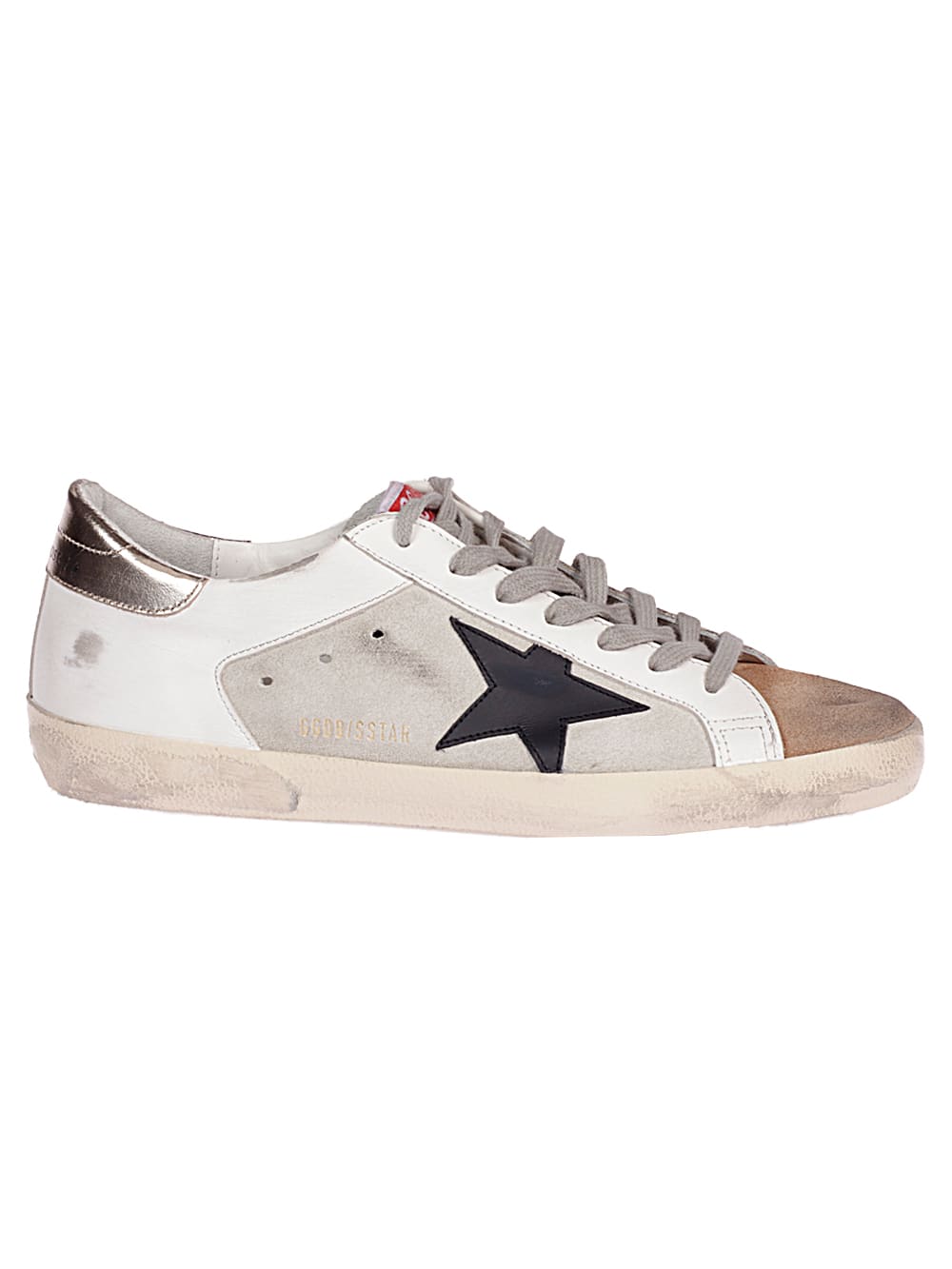 Golden Goose Super-star Suede And Leather Upper Leather Star