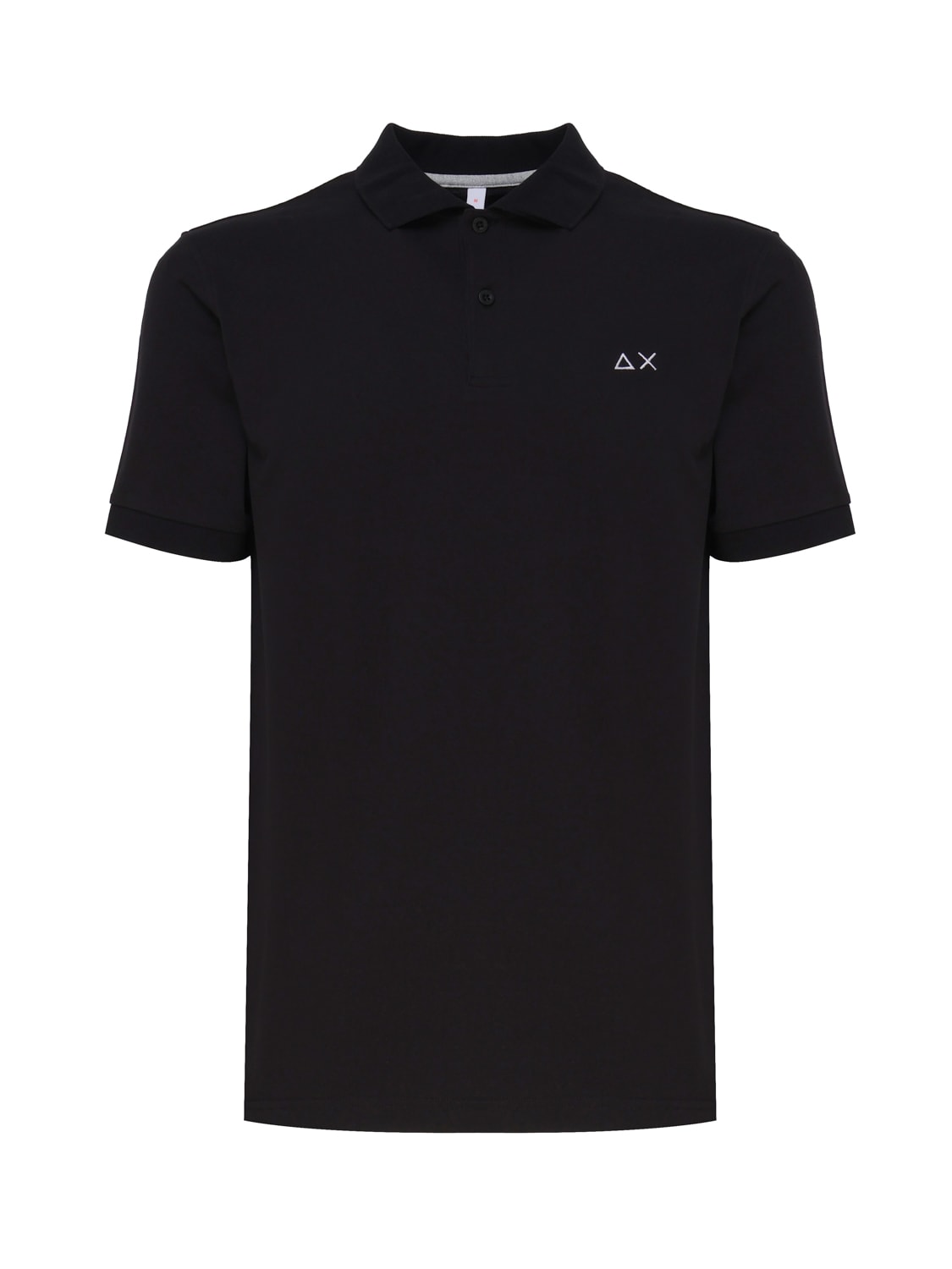 Shop Sun 68 Polo T-shirt In Cotton Polo Shirt In Nero