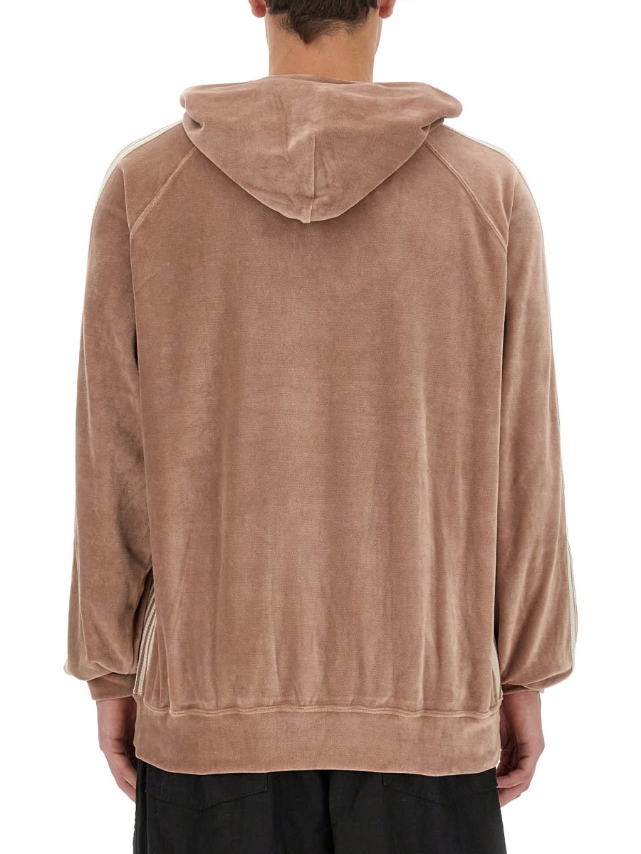 Needles Men's Sweatshirt With Logo In Beige