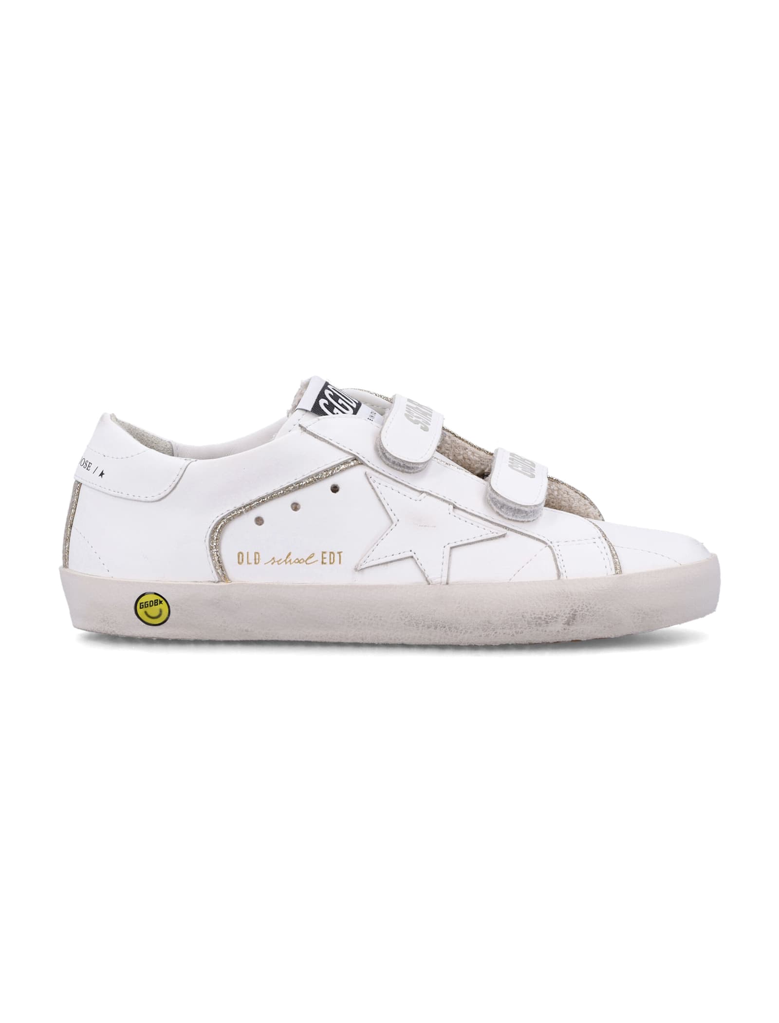 Golden Goose Kid - Old School Sneakers In White