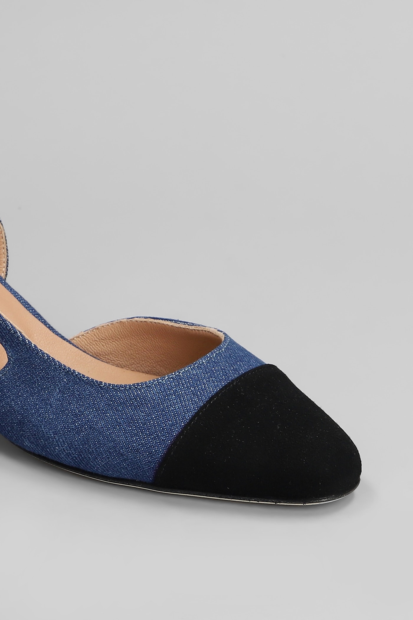 Anniel Pumps In Blue Denim In Blue