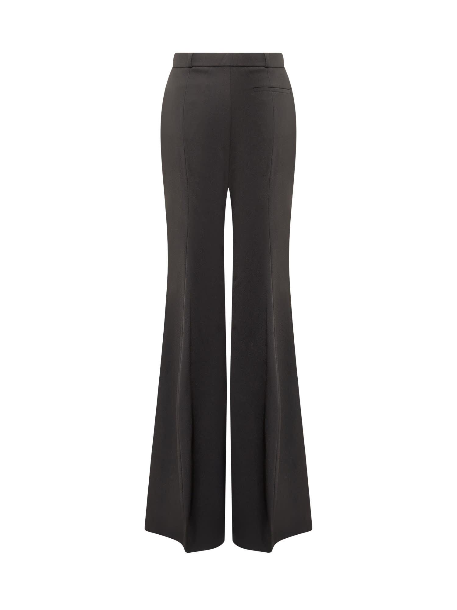 Shop Del Core Sculpted Trousers In Black