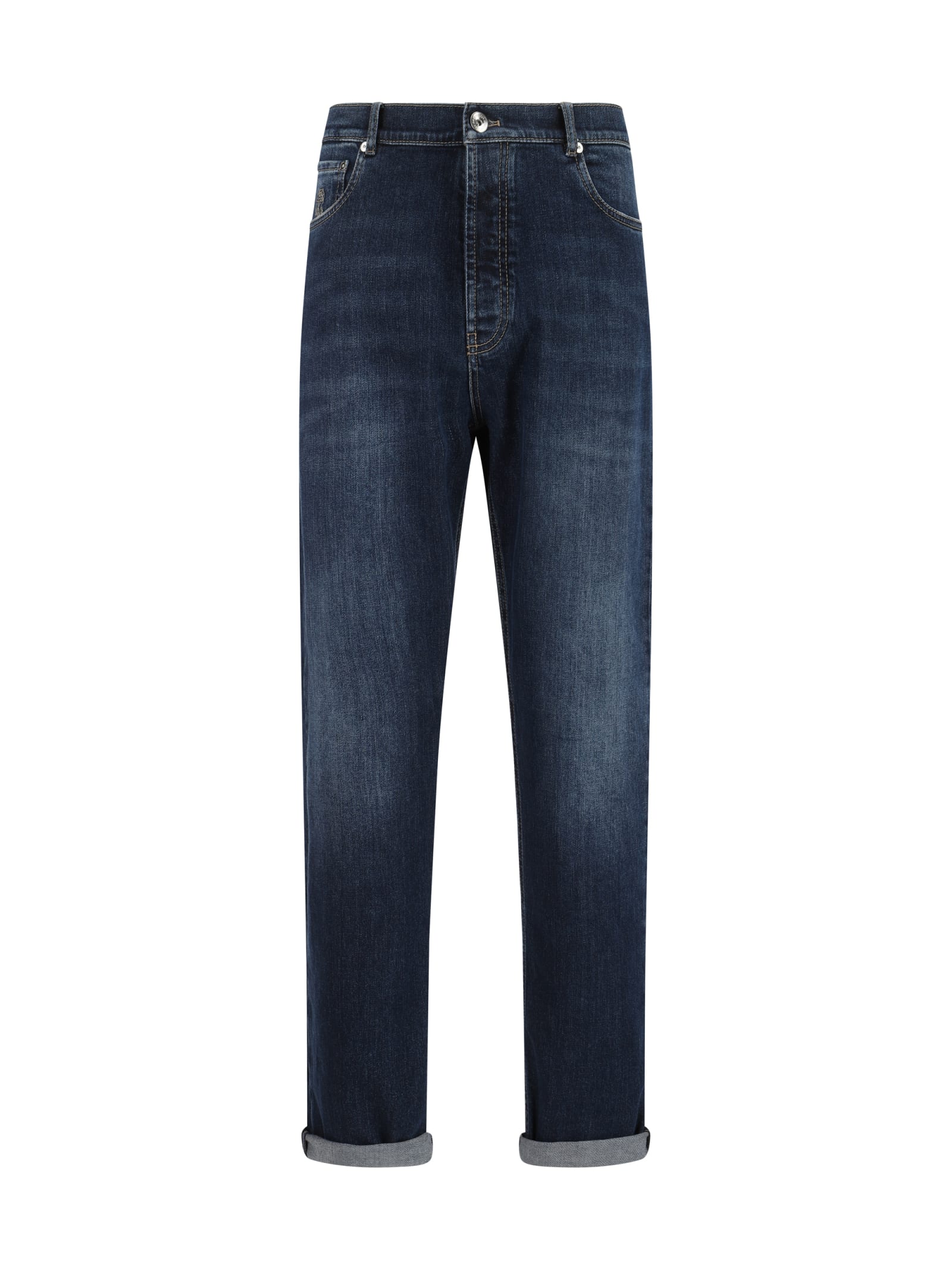 Shop Brunello Cucinelli Jeans In Blue