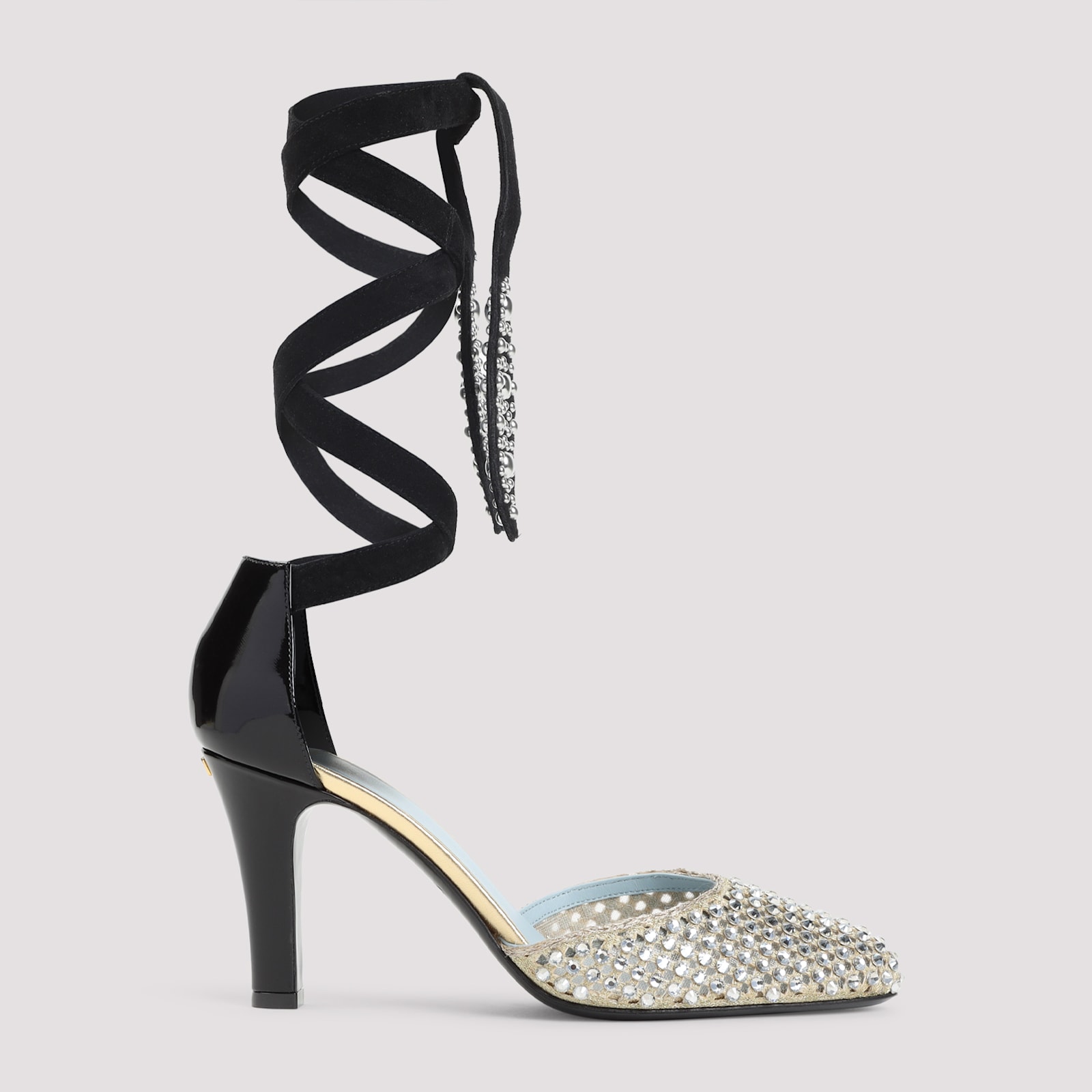 Valentino Garavani Ankle Strap Foliage Pumps