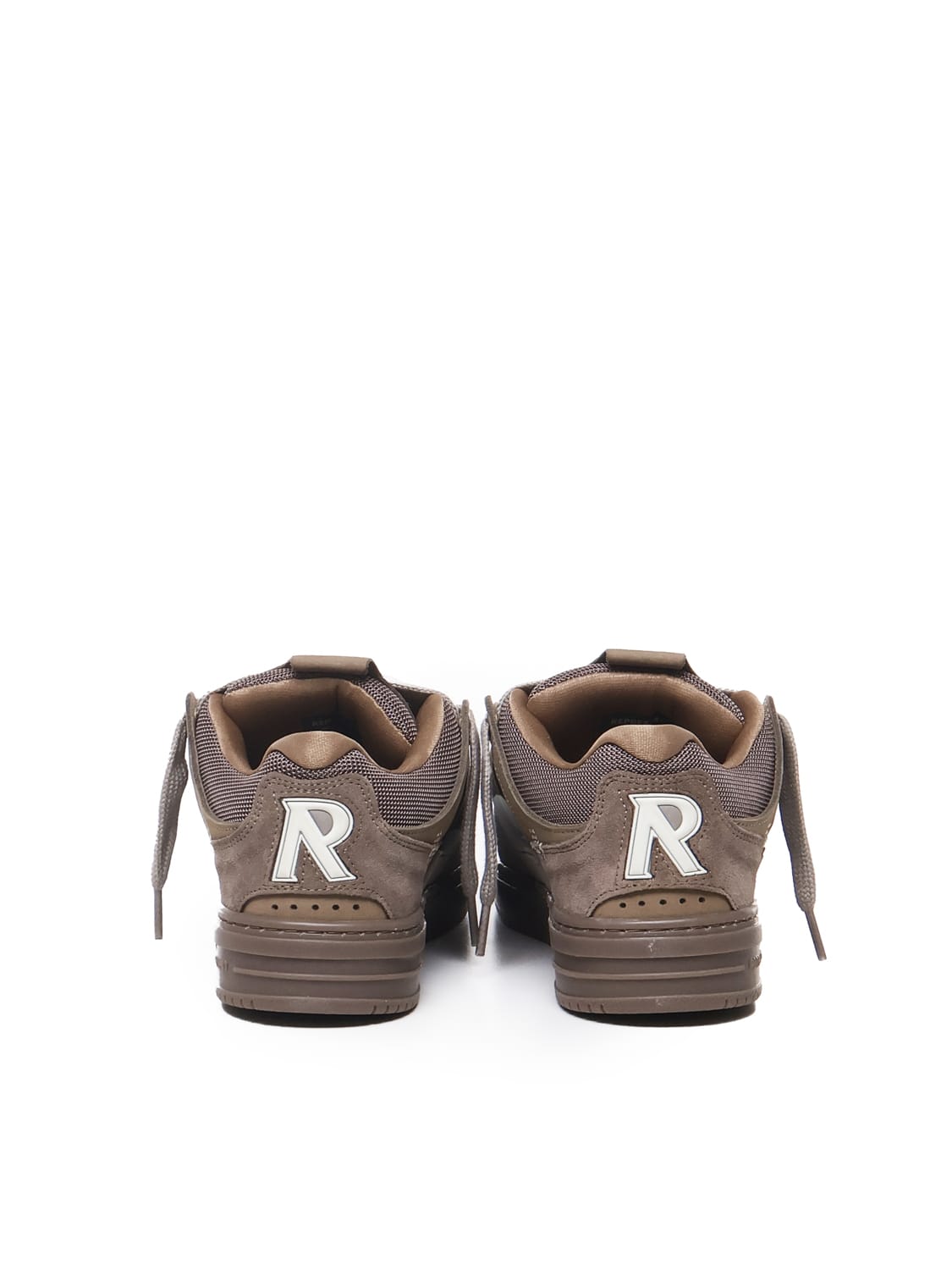 Shop Represent Sneakers In Calfskin In Washed Taupe