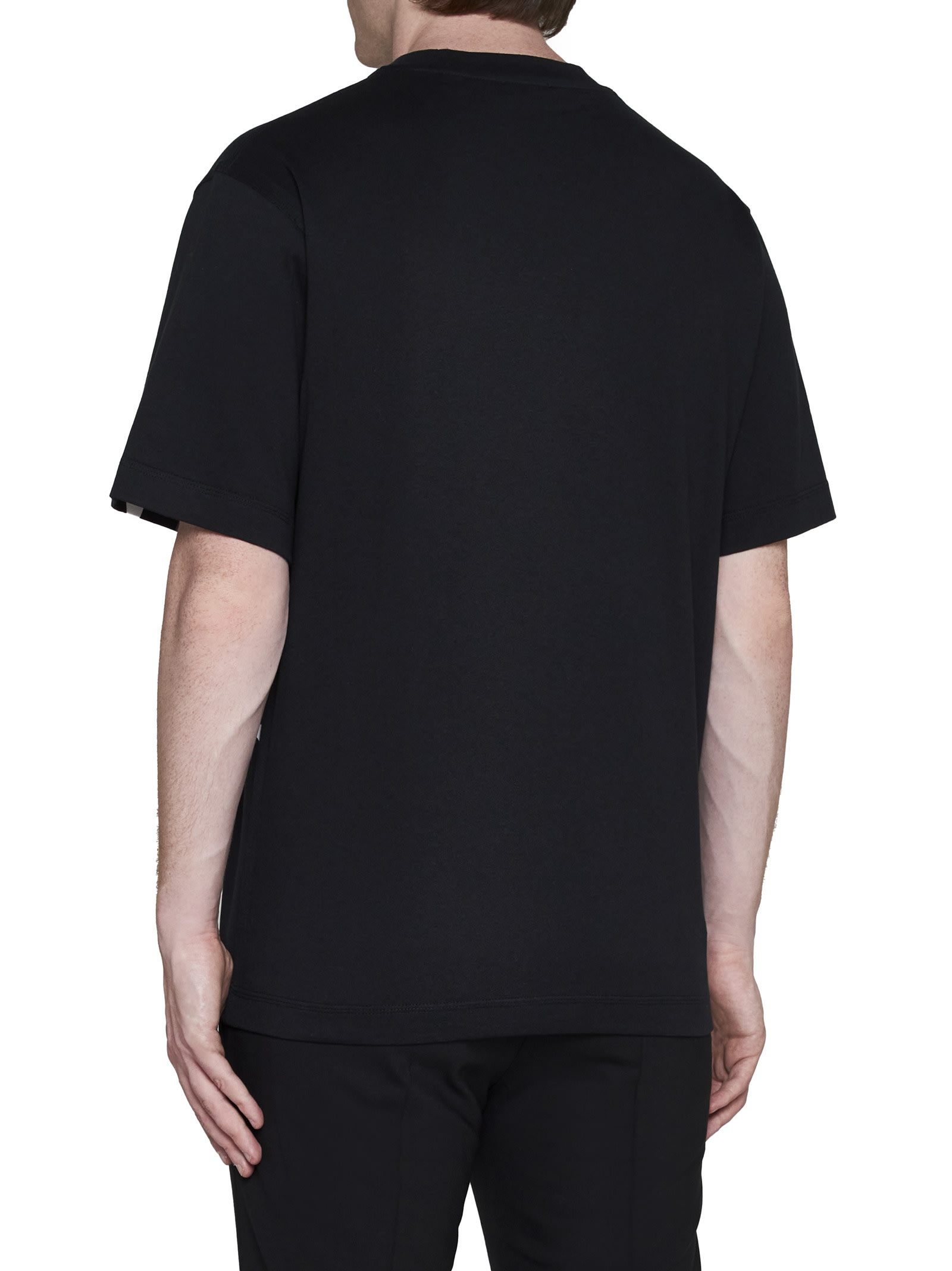 Shop Burberry T-shirt In Black