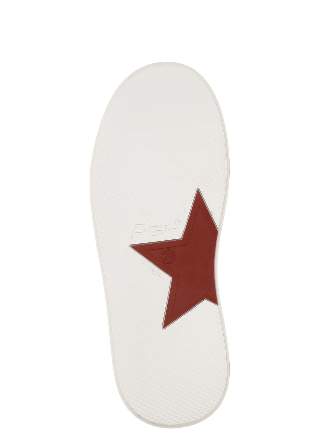 Ash Low Top Leather Platform Sneakers In White