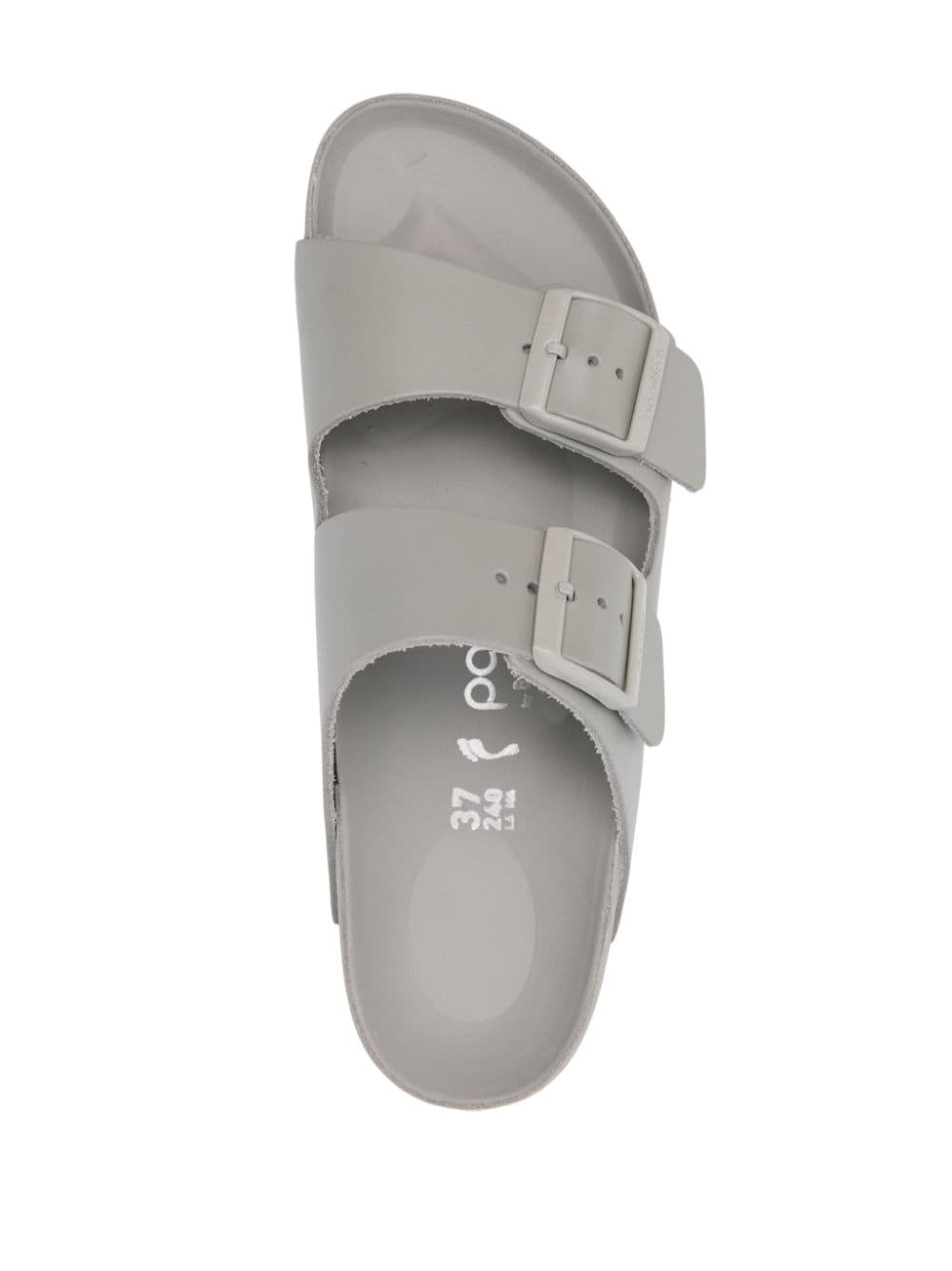 Birkenstock Platform Sandals Asymmetric Toe In Gray