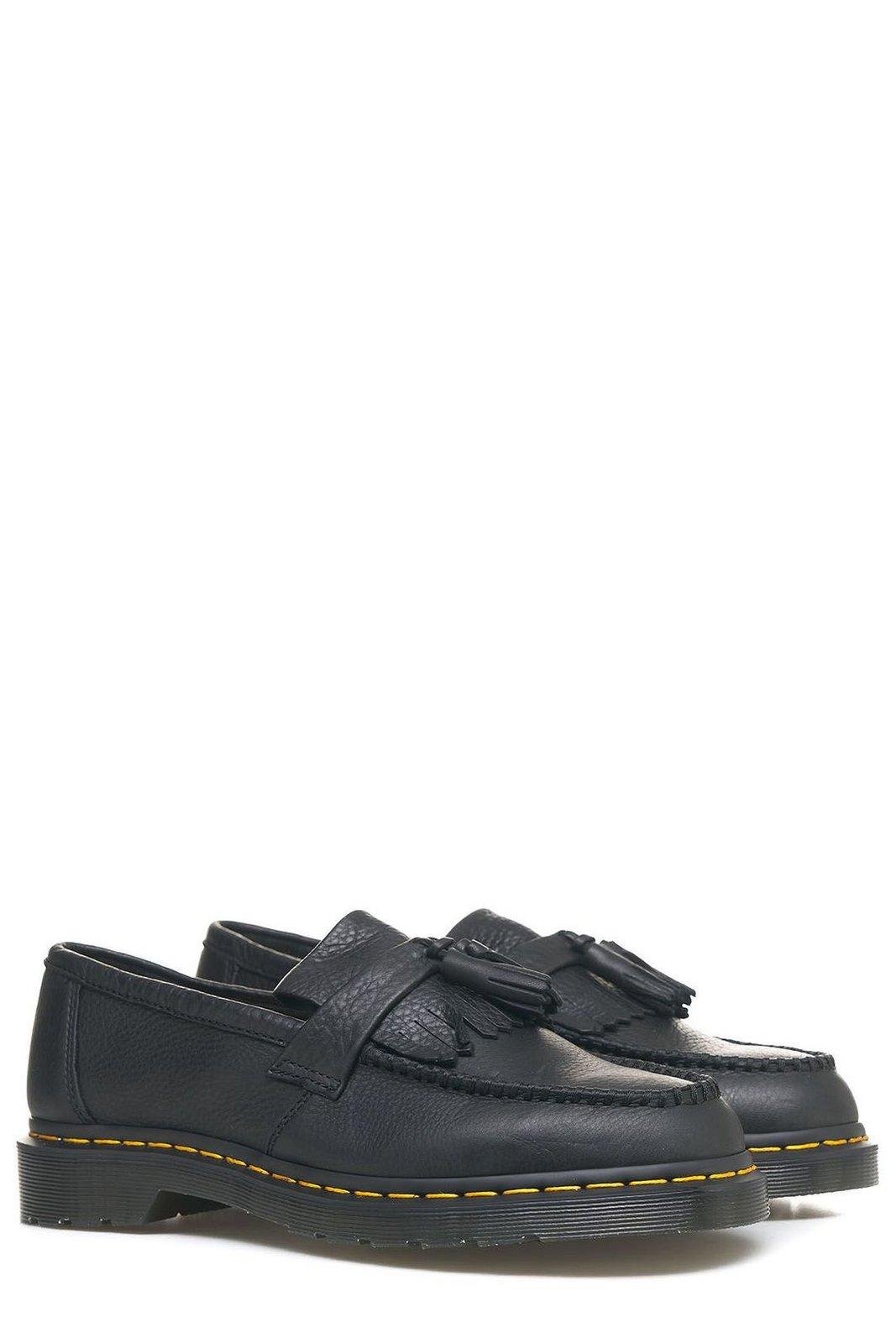 Shop Dr. Martens' Adrian Tassel Loafers In Black