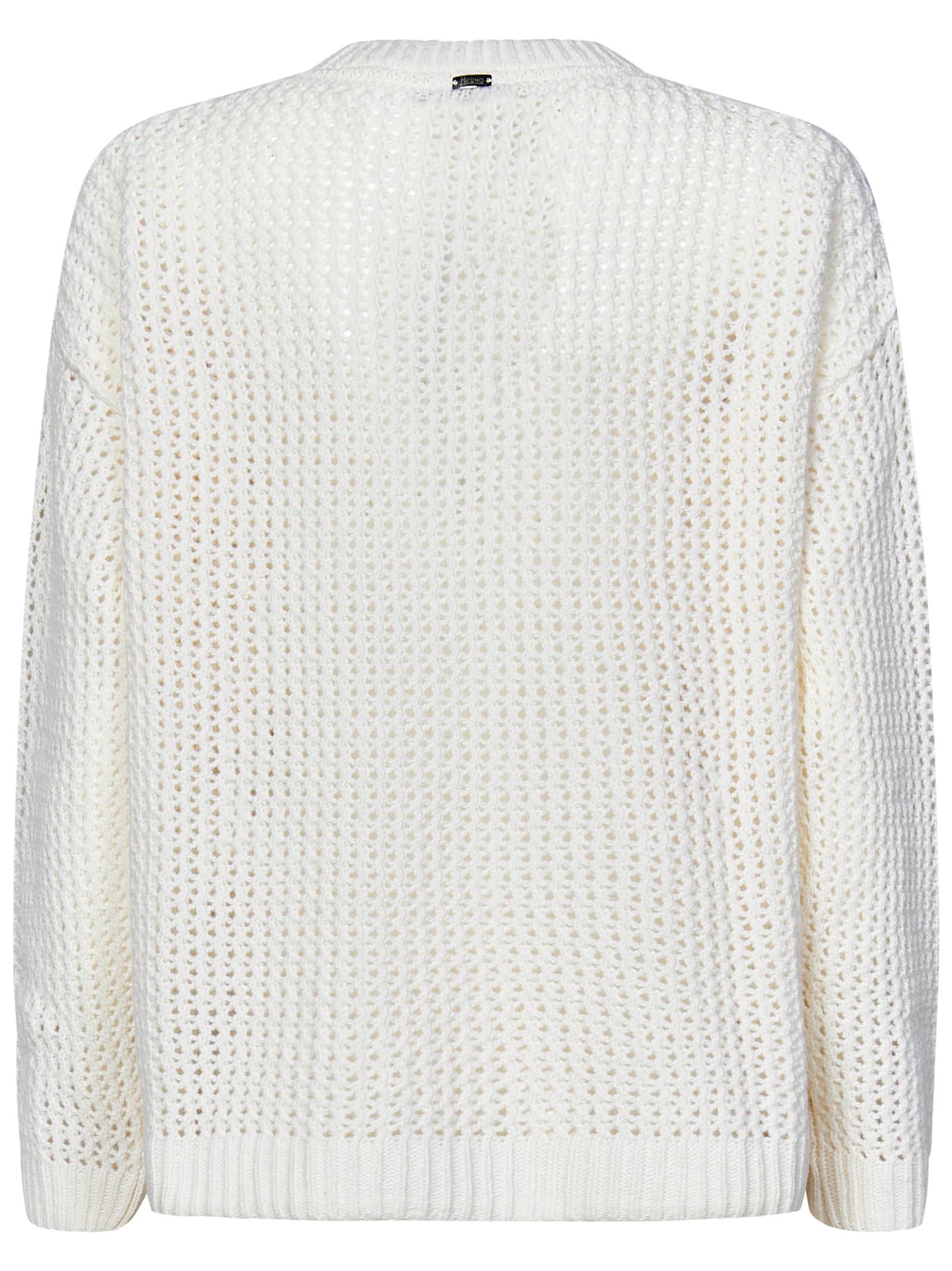 Shop Herno Sweater In White