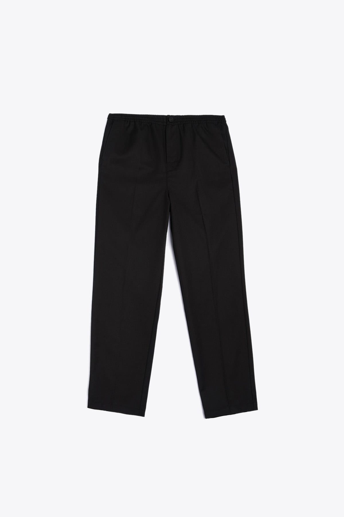 Stussy Bryan Pant Black Relaxed Trouser With Elastic Waistband - Bryan Pant