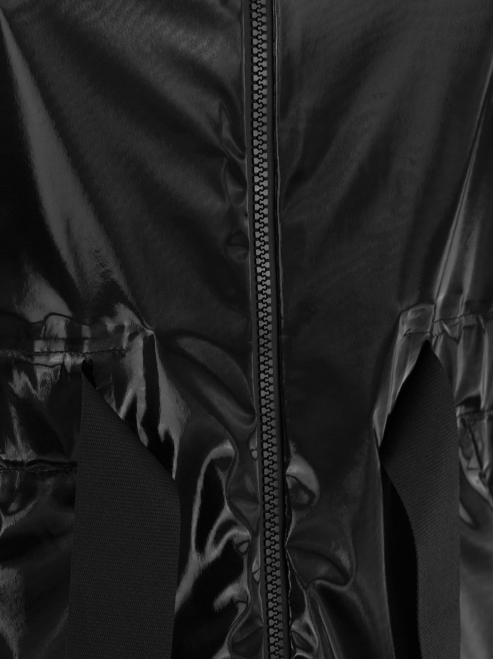 Shop Herno Laminar Jacket With Hood In Black