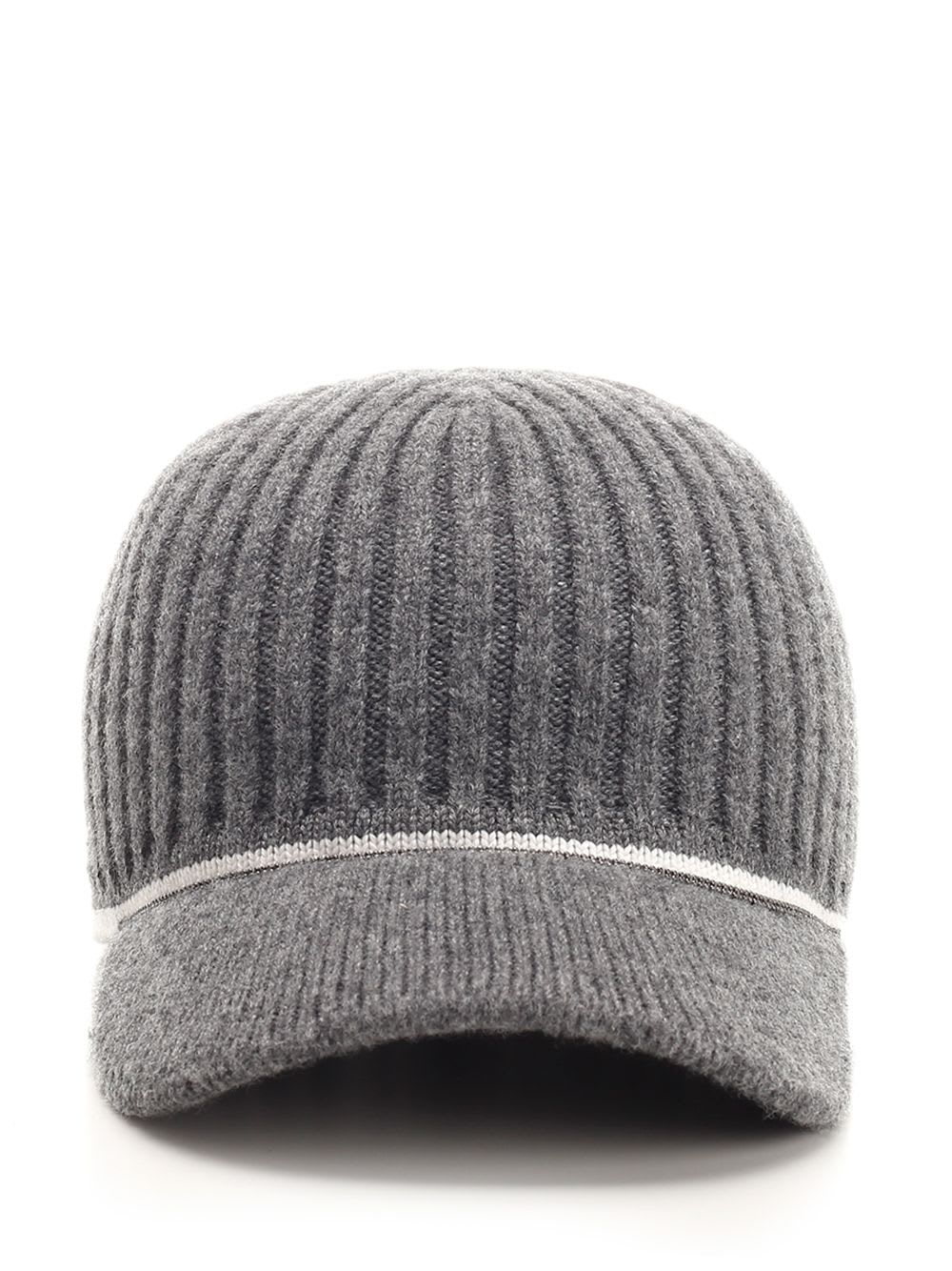 Shop Brunello Cucinelli Cashmere Baseball Hat In Grey