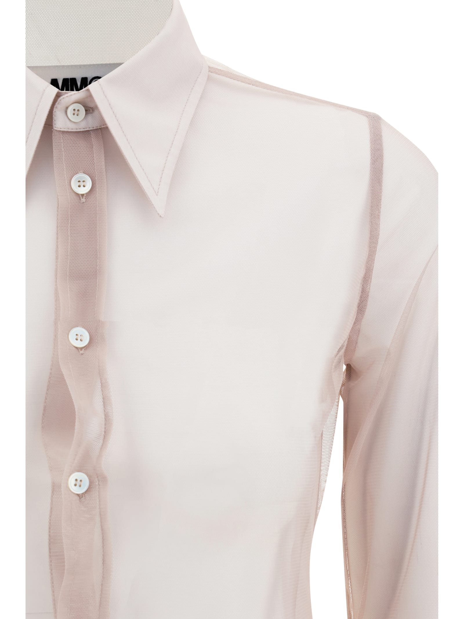 Shop Mm6 Maison Margiela Shirt In White