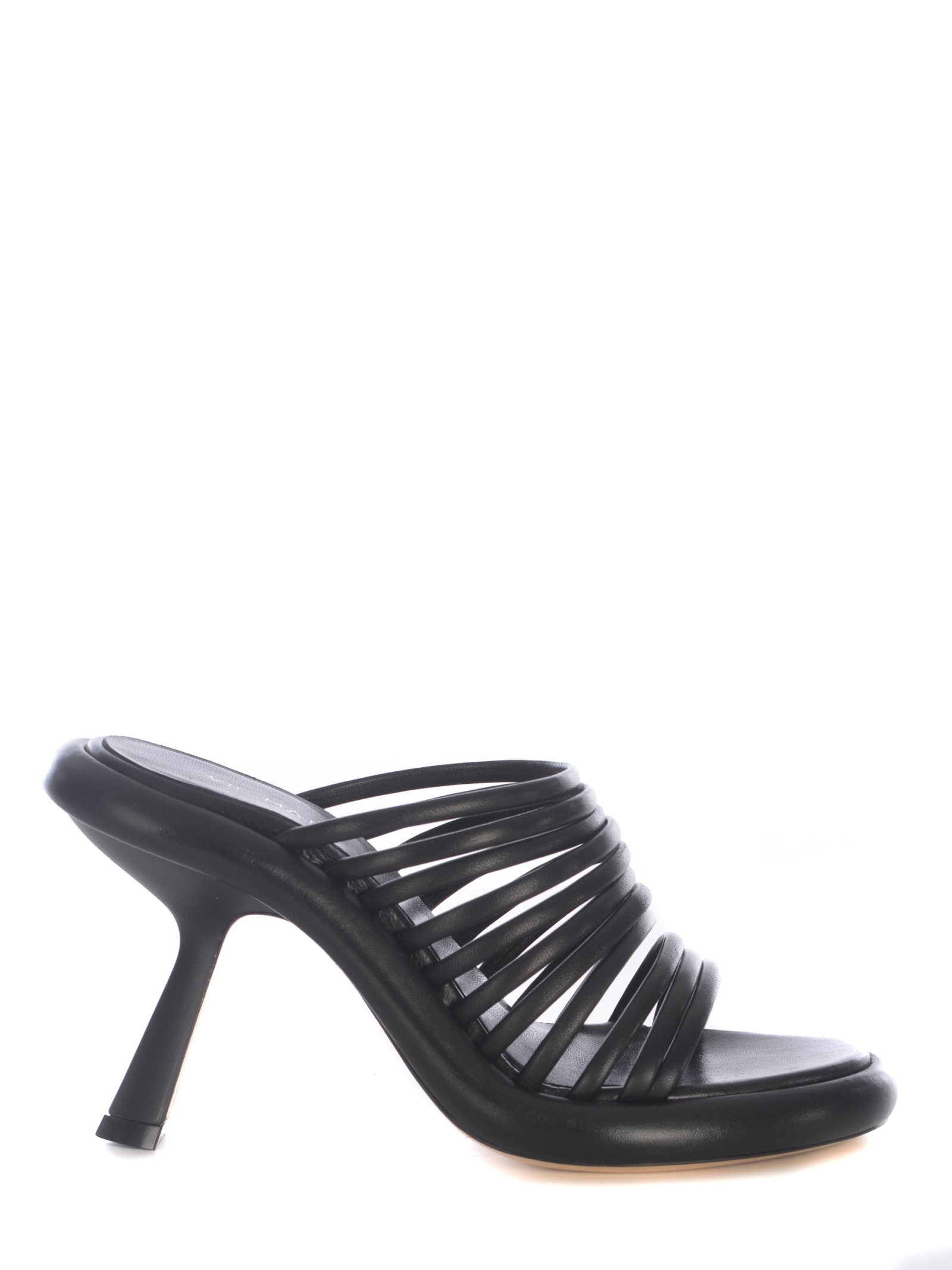Shop Vic Matie Sandal Vic Matié Dosh Made Of Nappa In Nero