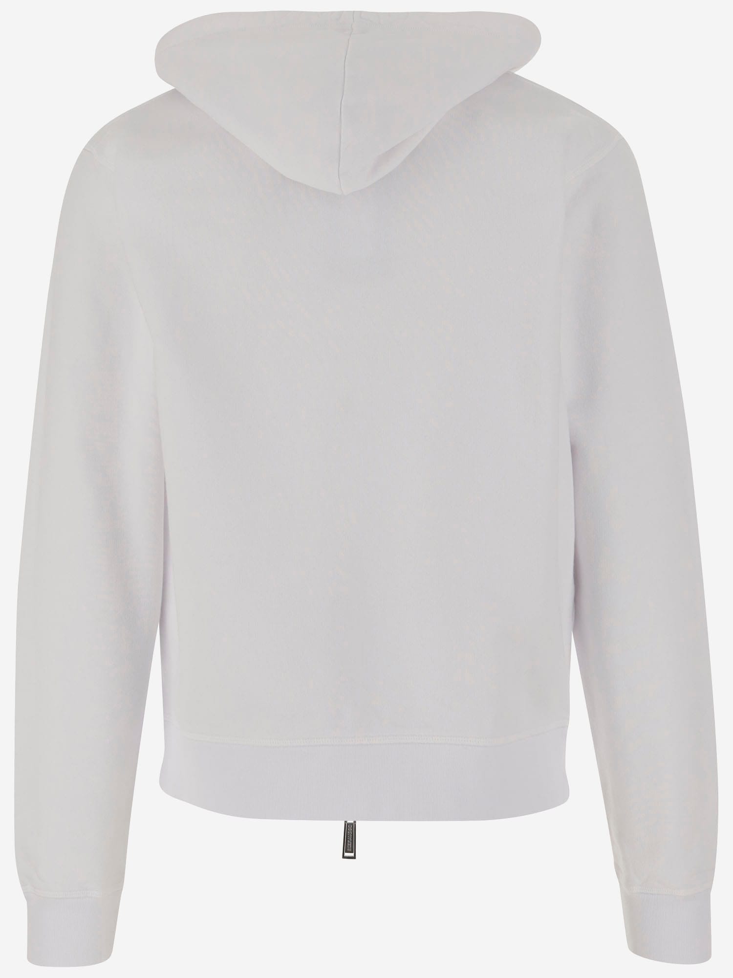 パーカー・フーディ D SQUARED2 White cotton sweatshirt (S74GU0664D25002 100) Dsquared2 - Cotton hoodie White - The Corner