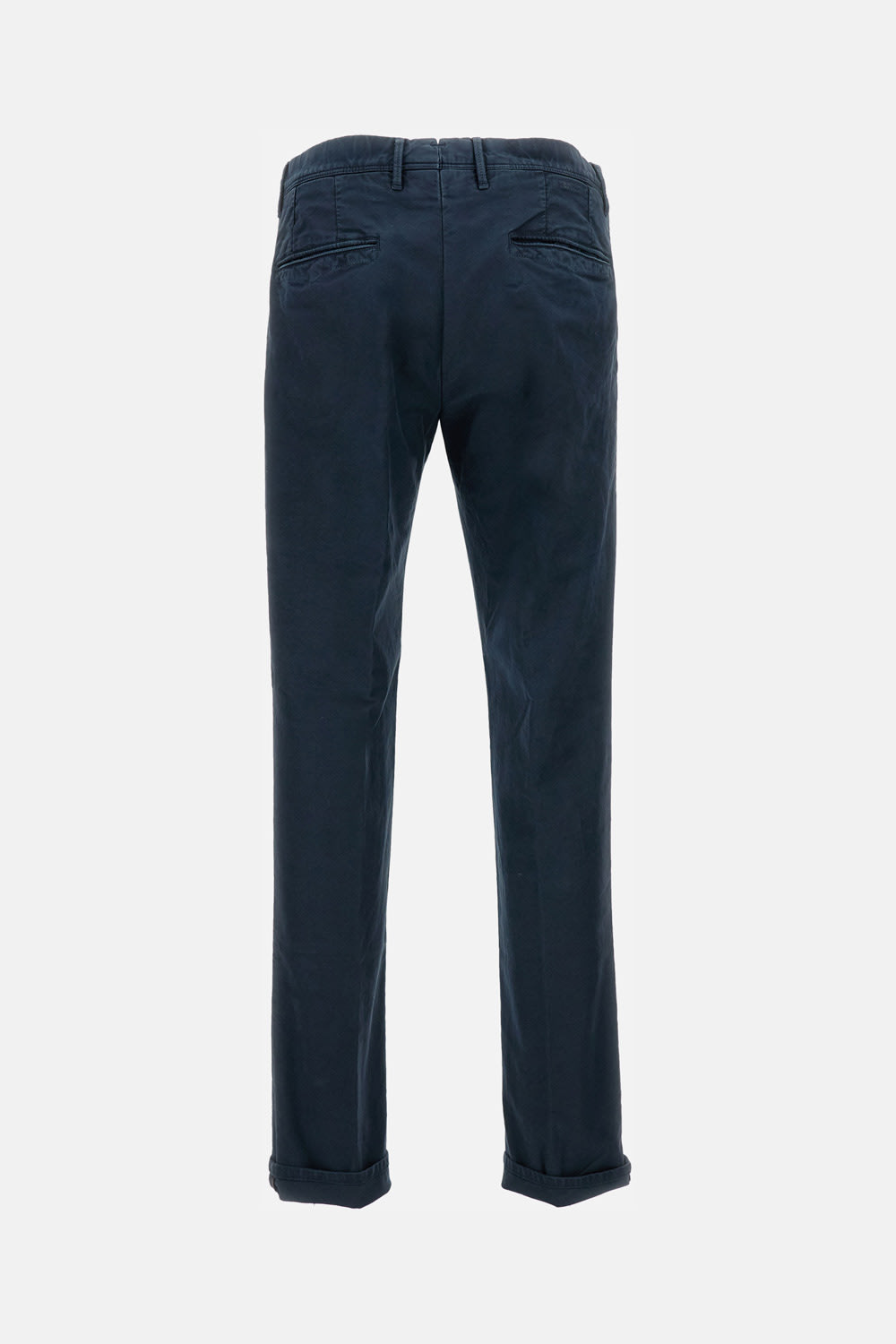 Incotex Belt Loop Casual Pants In Blue