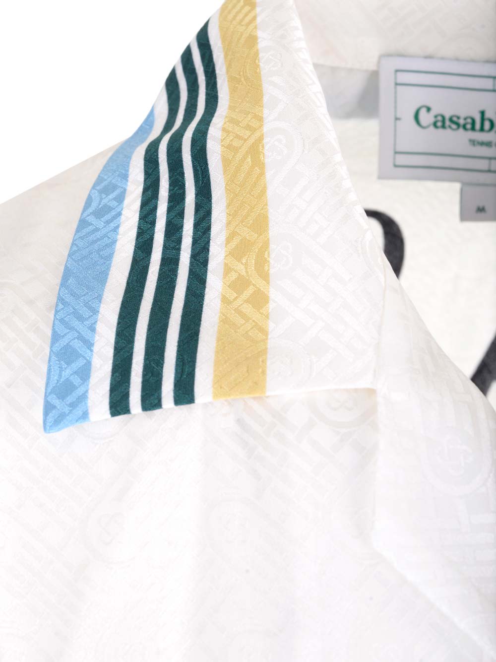 Shop Casablanca Casa Way Silk Shirt In White