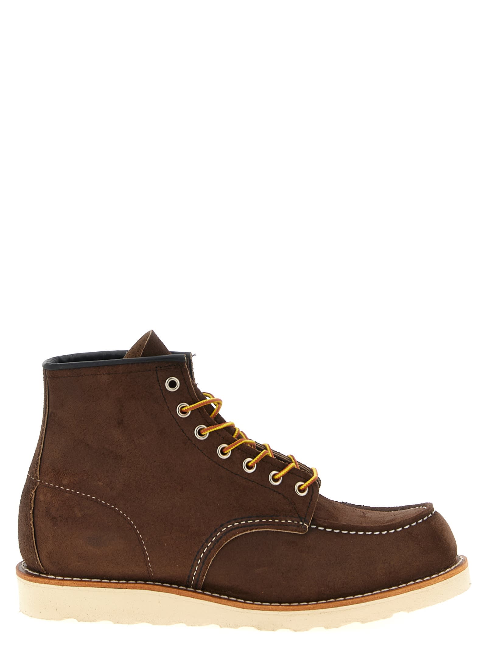 Red Wing 6-inch Classic Moc Boot Black Oxblood Mesa In Brown