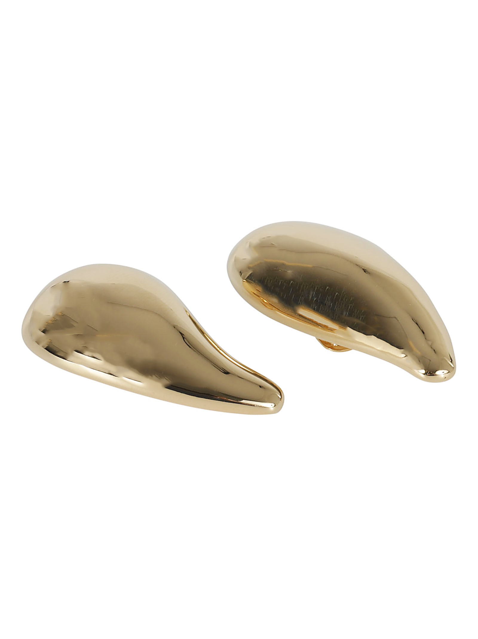 Shop Courrèges Drop Earrings In Light Gold