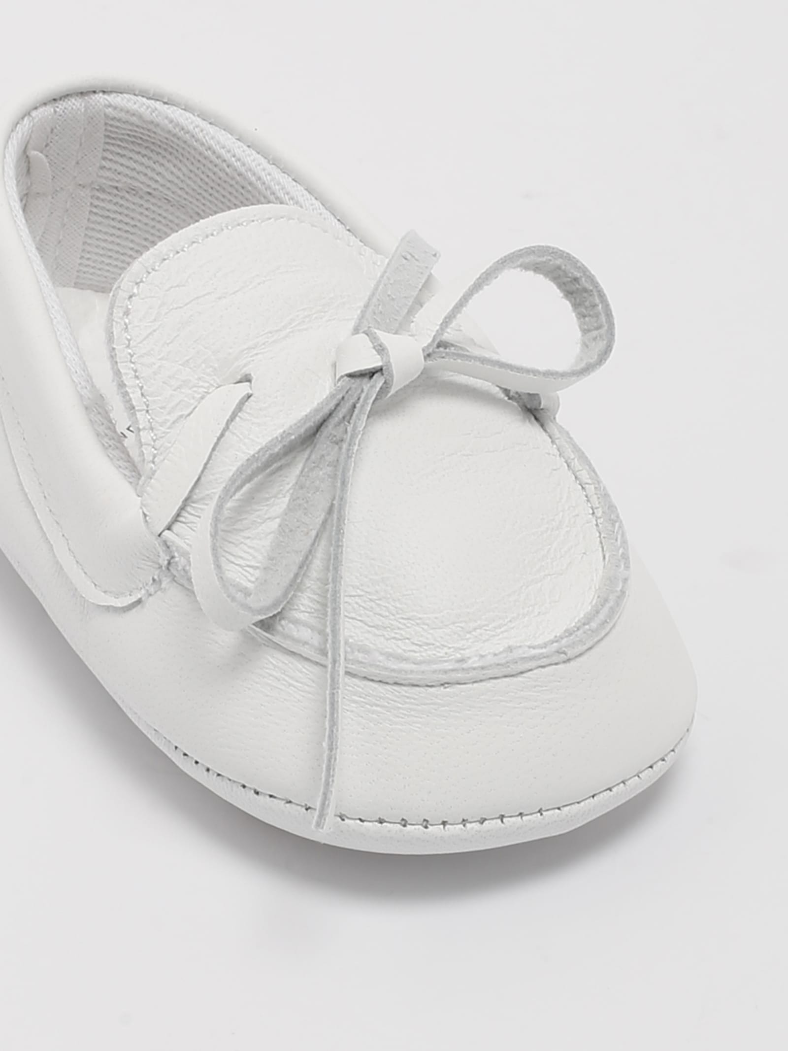 Shop Lebebé Baby Shoes Flat Shoes In Bianco