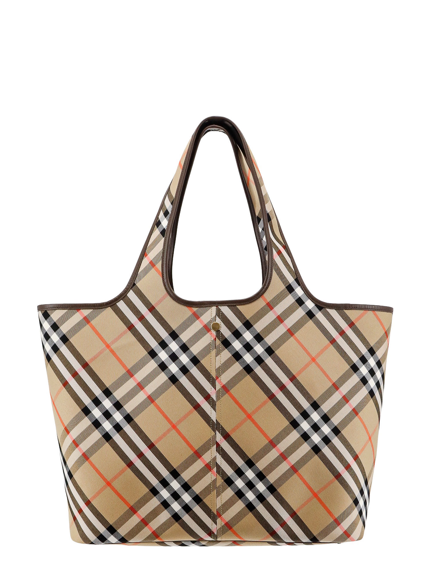 Shop Burberry Shoulder Bag In Beige