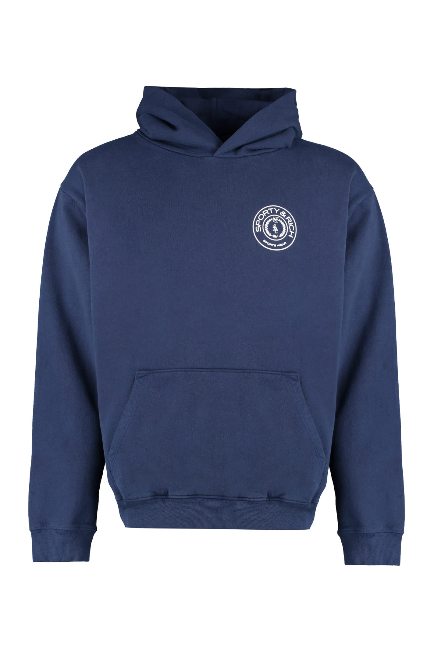 SPORTY &AMP; RICH COTTON HOODIE