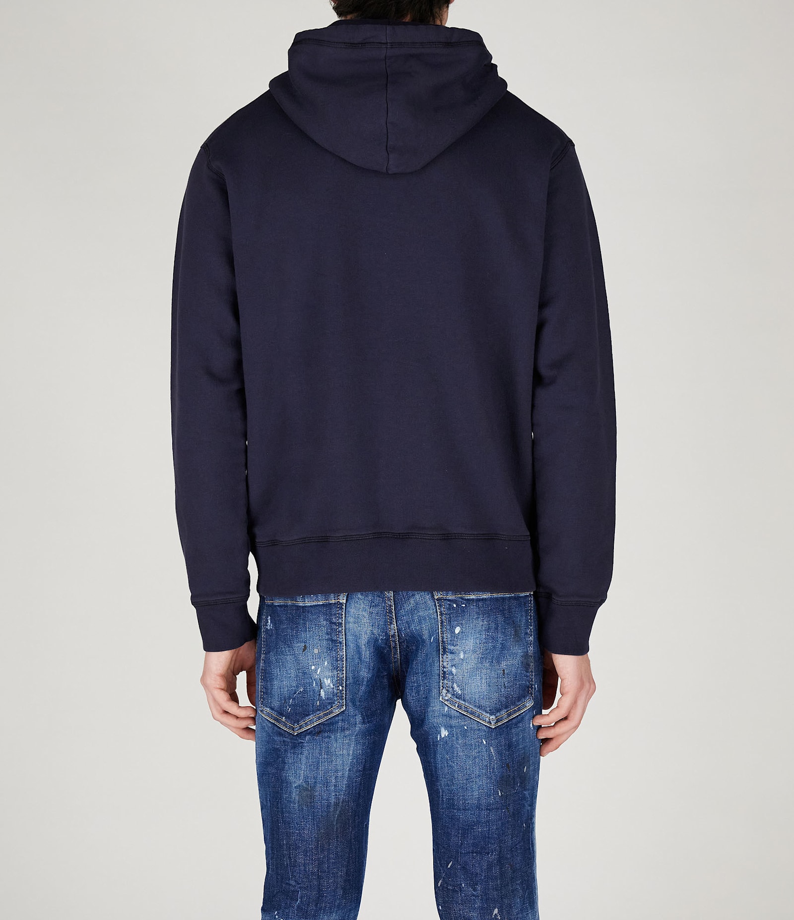 Shop Dsquared2 Sweatshirt In Navy Blue