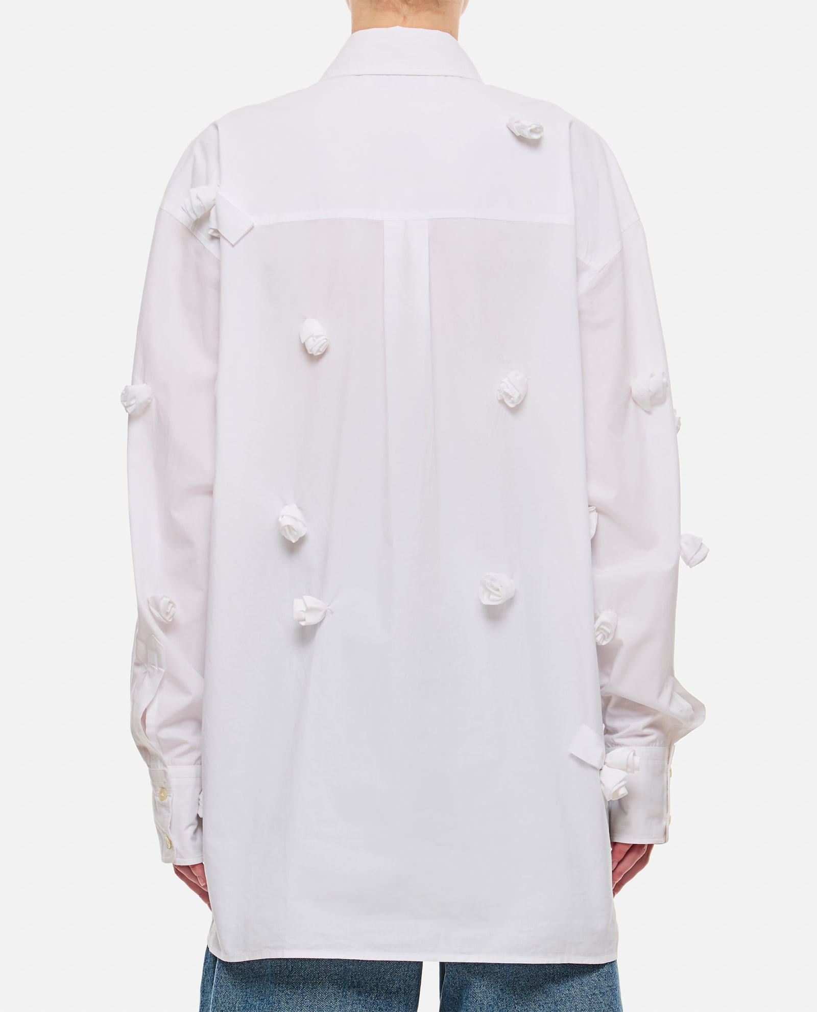 Shop Sportmax Bisous Shirt In White