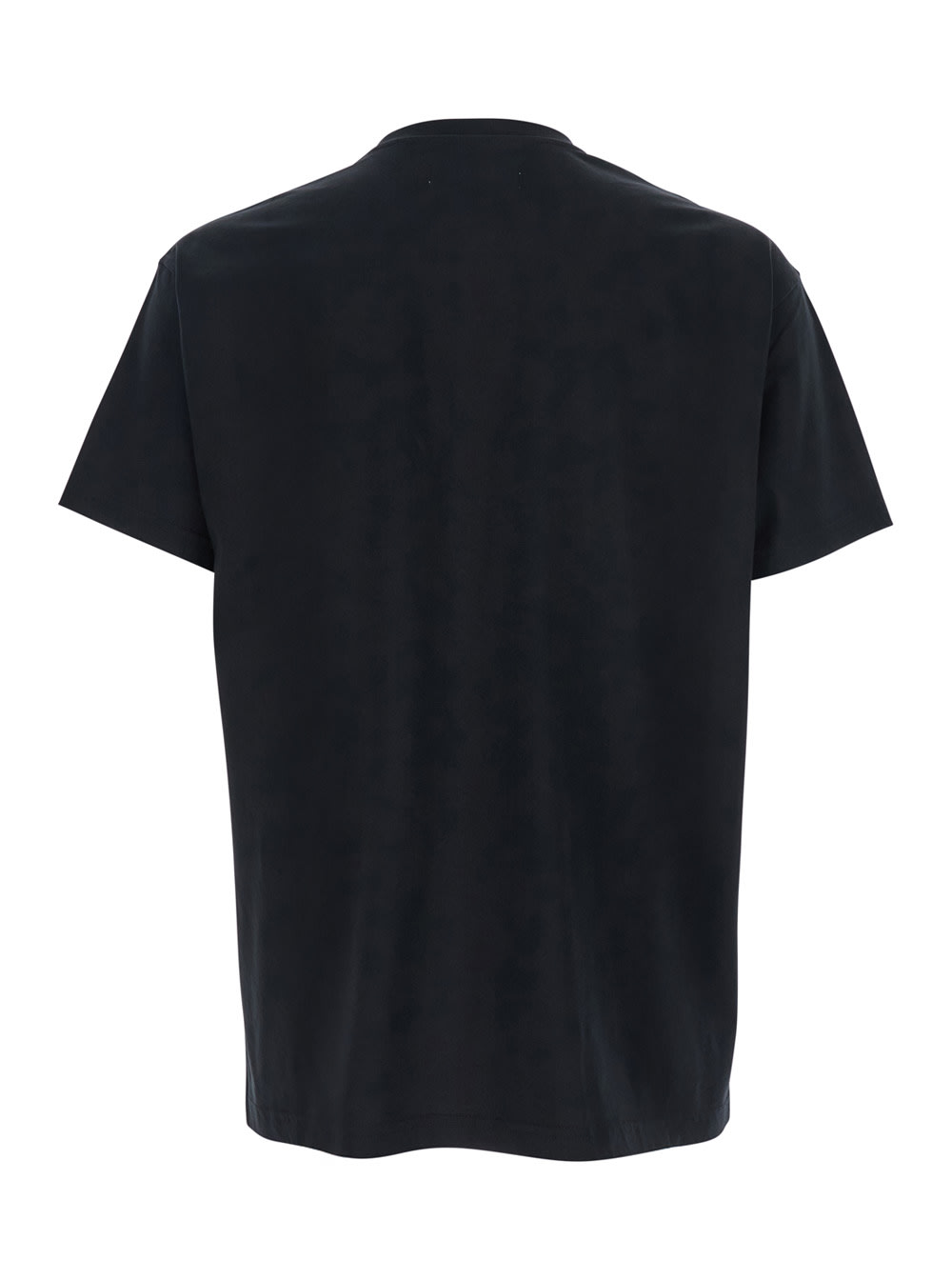 Vivienne Westwood Organic Cotton T-shirt With Signature Orb Logo In Black