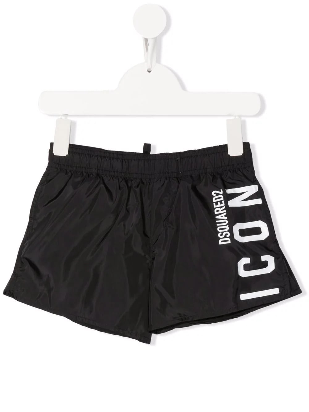 Kids Black Swim Shorts With Icon Dsquared2 Logo
