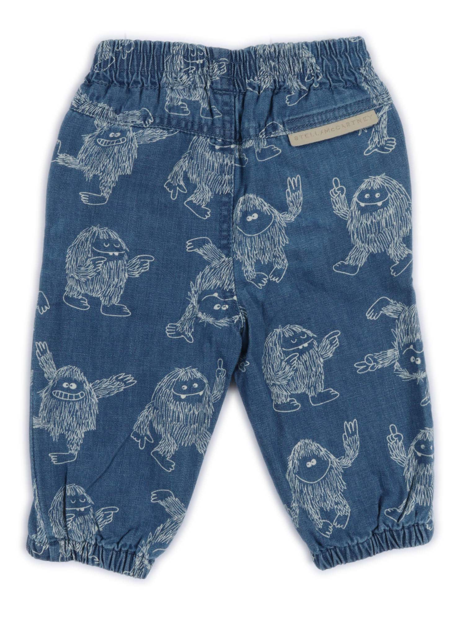 Stella Mccartney Trousers In Blue