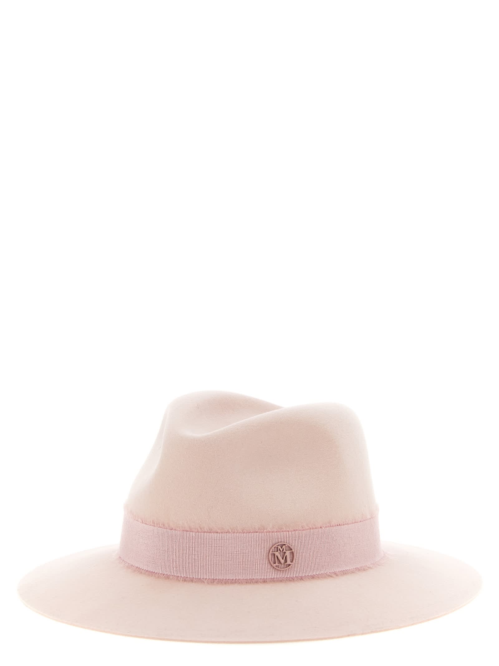 Maison Michel Henrietta Felt Hat In Pink
