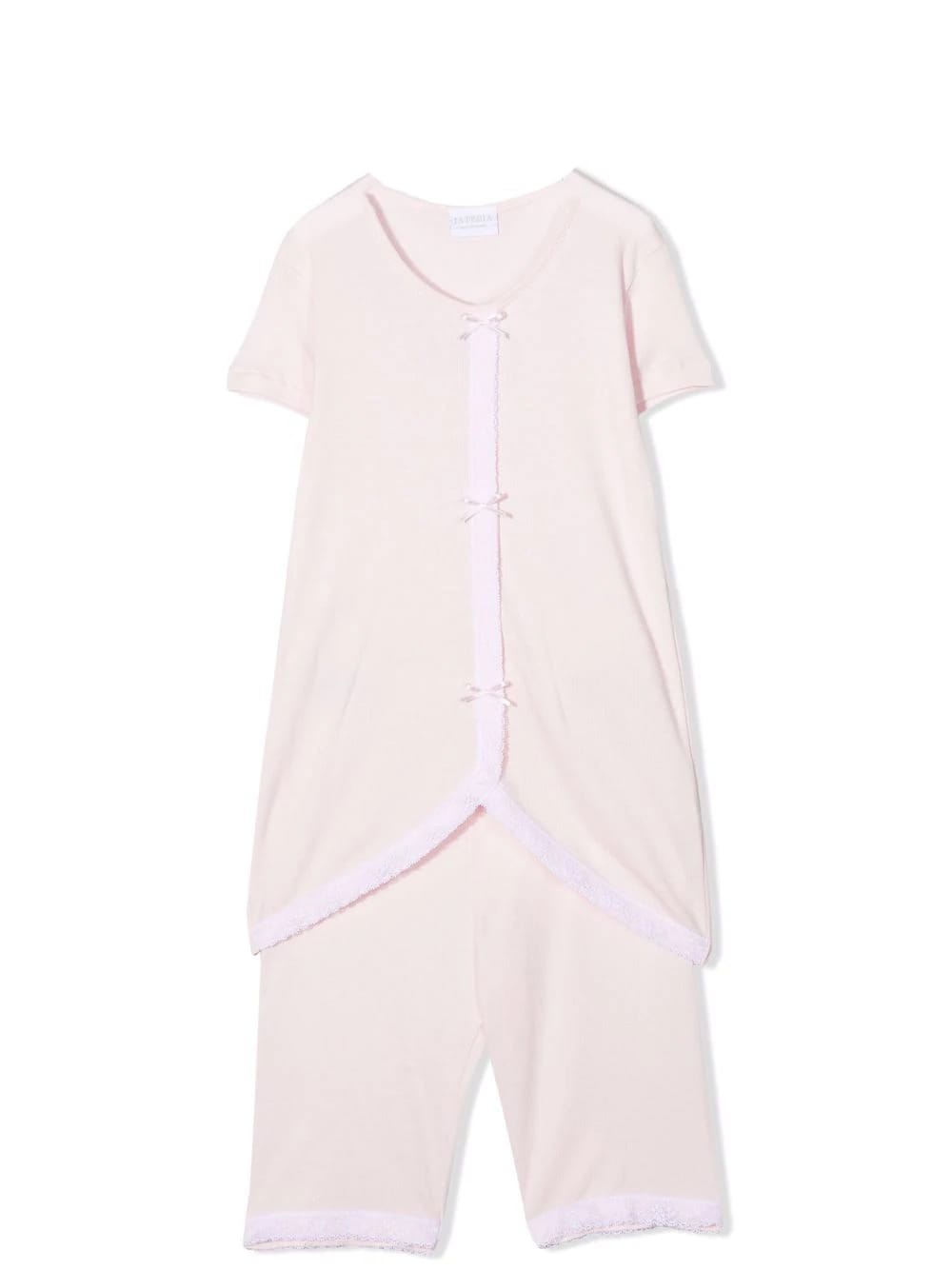 La Perla Pajama Set With Contrasting Inserts