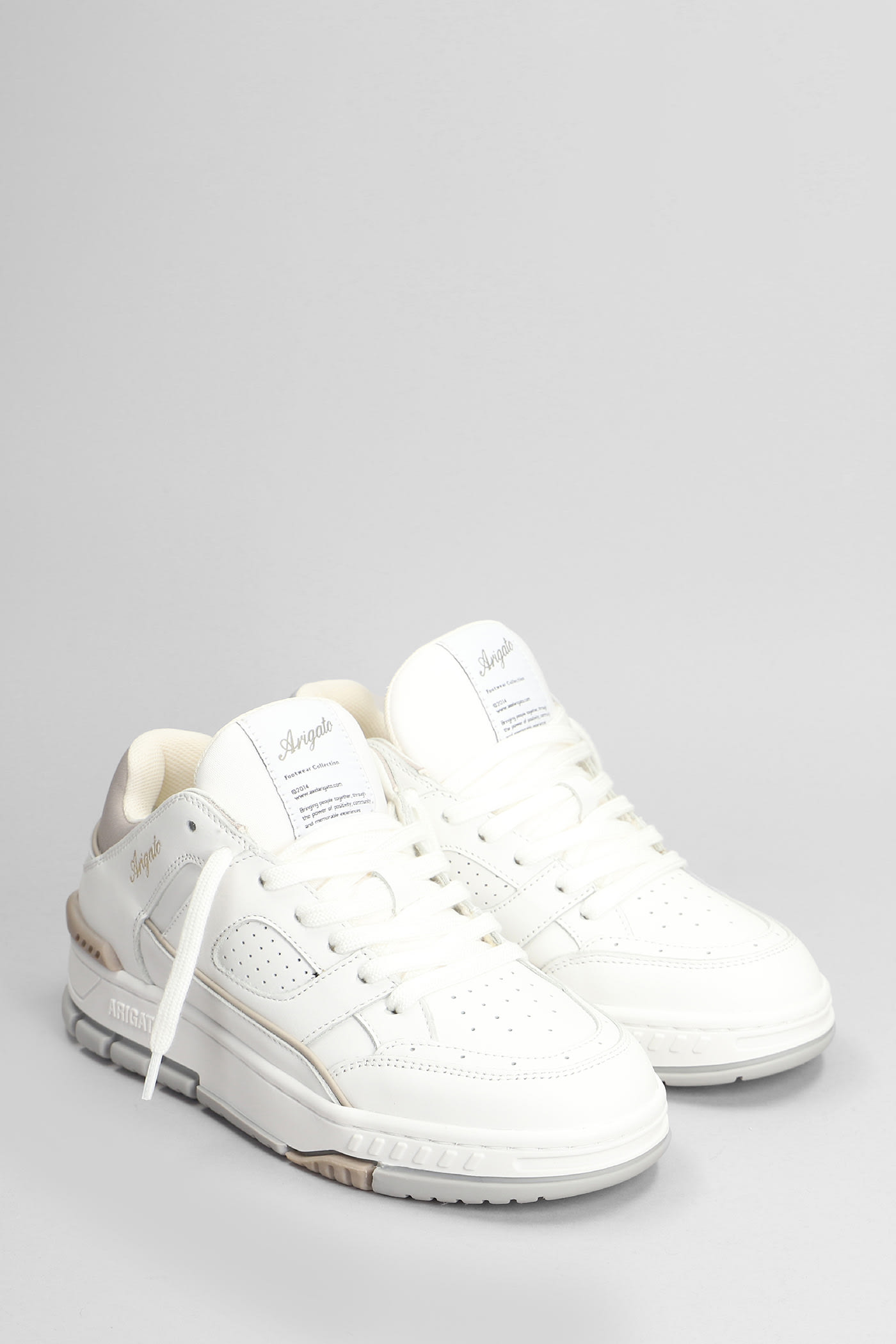 Shop Axel Arigato Area Lo Sneaker Sneakers In White Leather